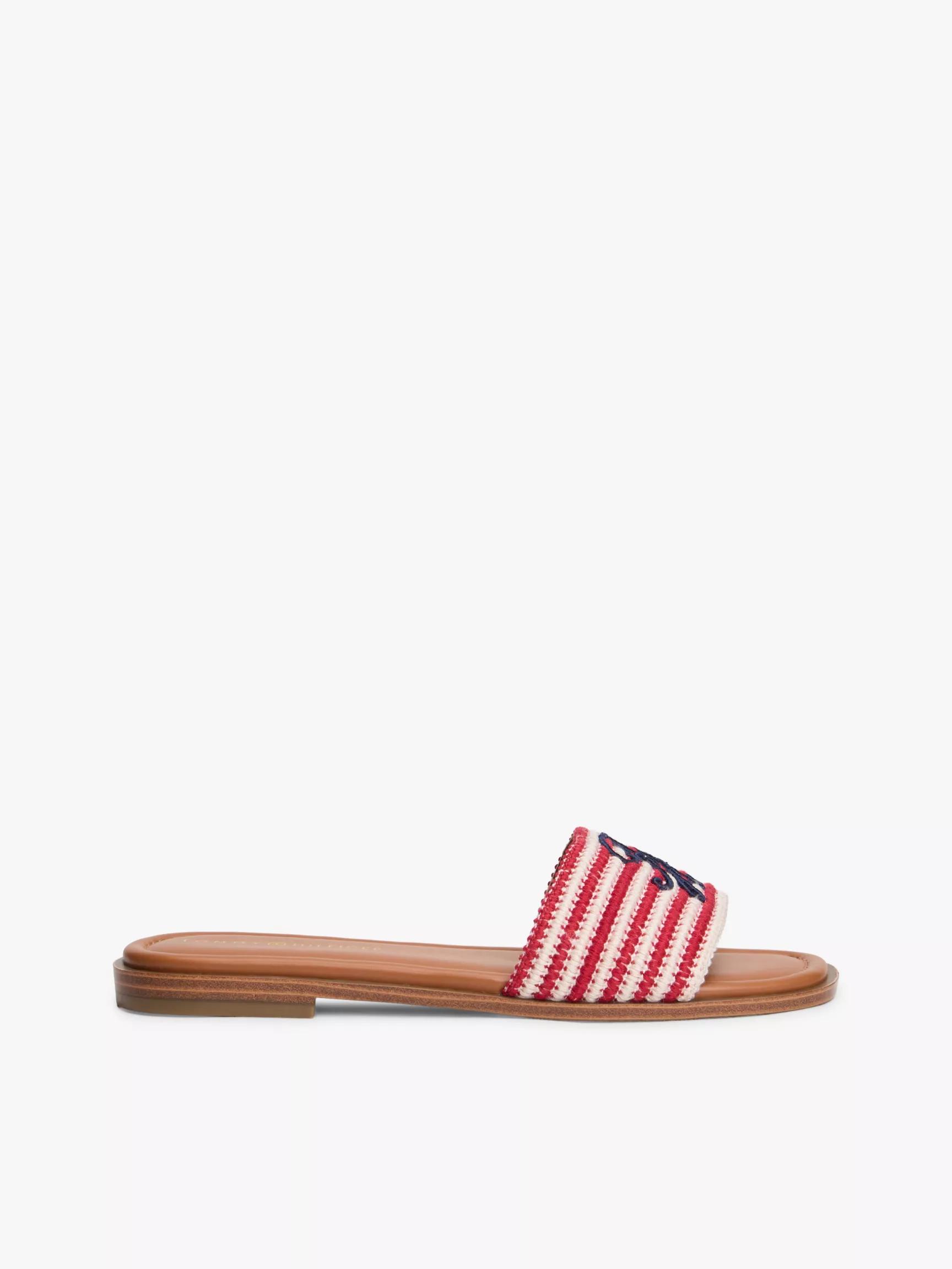 Script Monogram Stripe Woven Slide by TOMMY HILFIGER