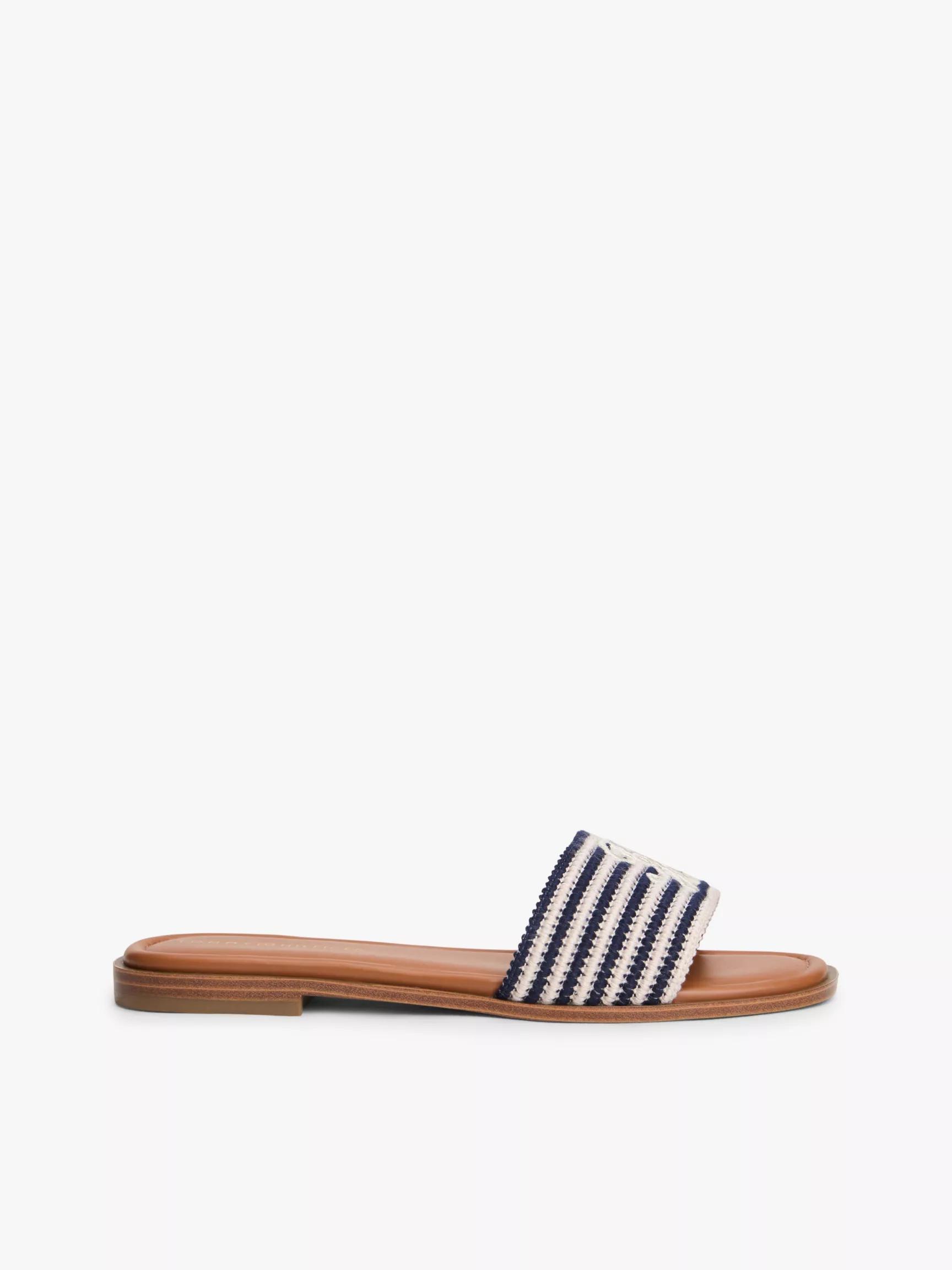 Script Monogram Stripe Woven Slide by TOMMY HILFIGER