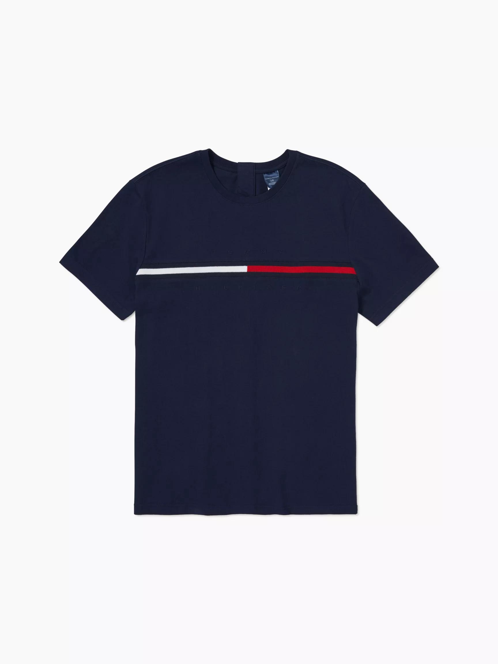 Seated Fit Signature Stripe T-Shirt by TOMMY HILFIGER