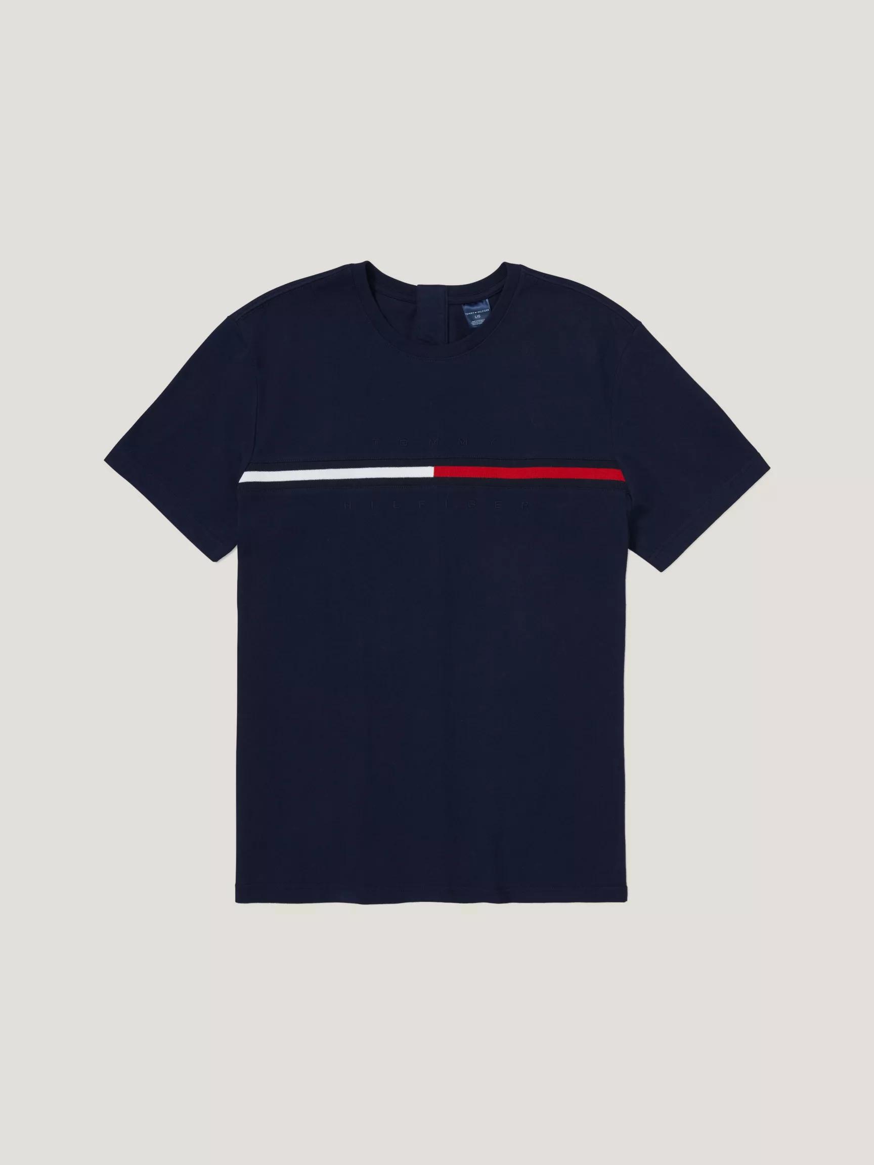 Seated Fit Signature Stripe T-Shirt by TOMMY HILFIGER