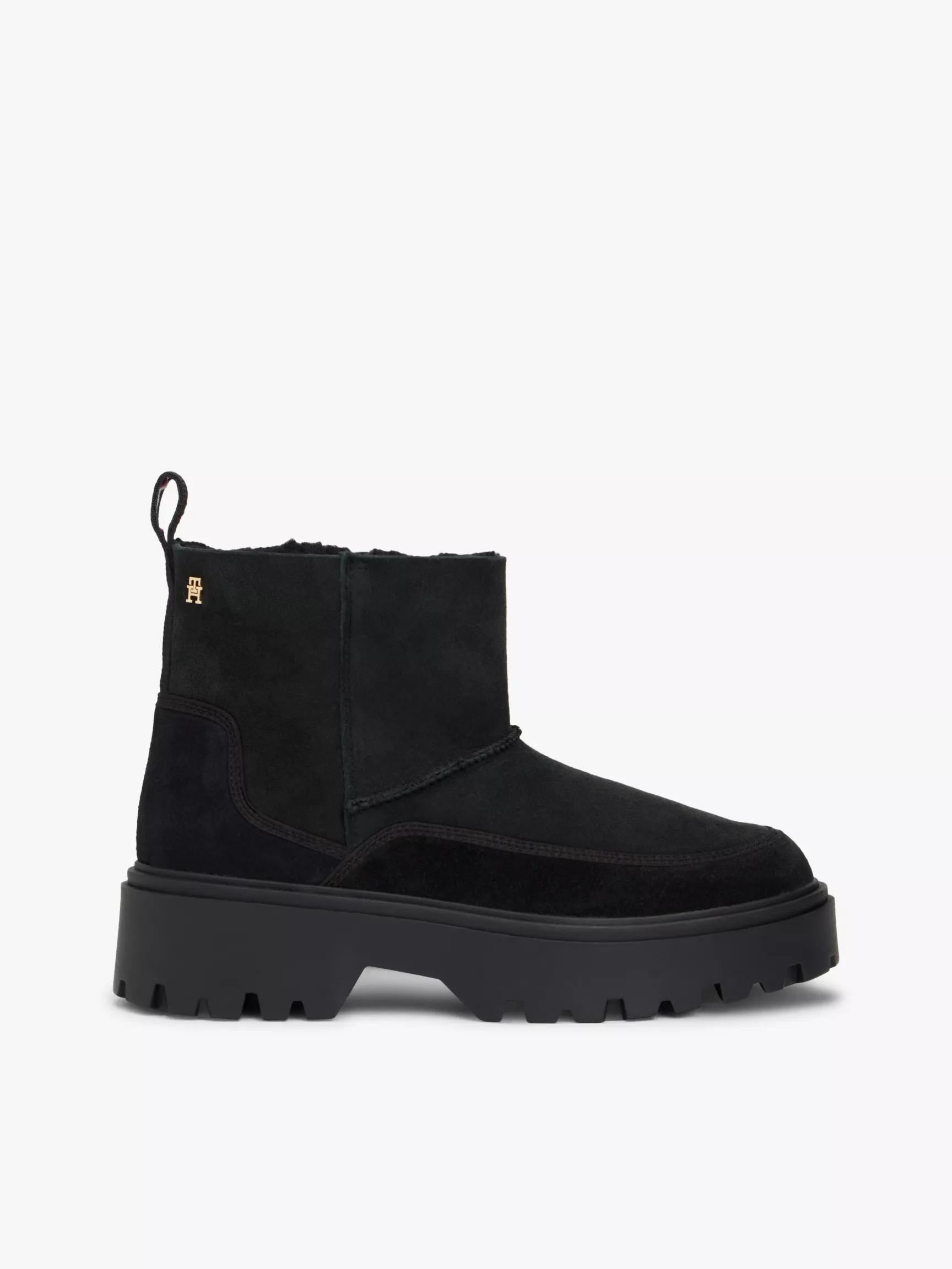 Shearling Leather Pull-On Boot by TOMMY HILFIGER