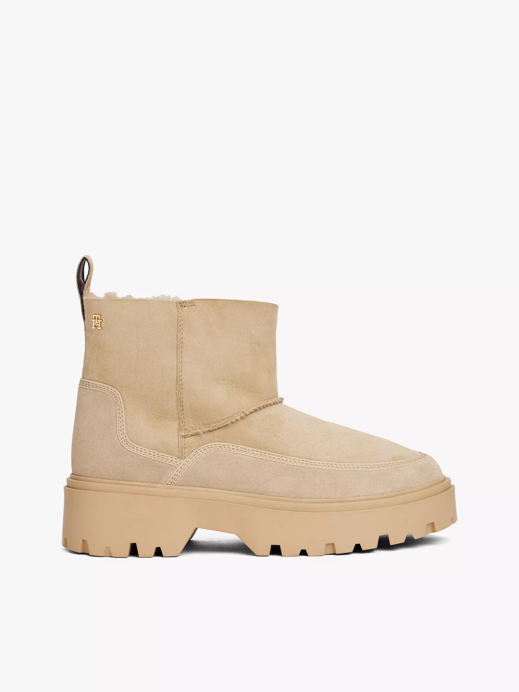 Shearling Leather Pull-On Boot by TOMMY HILFIGER