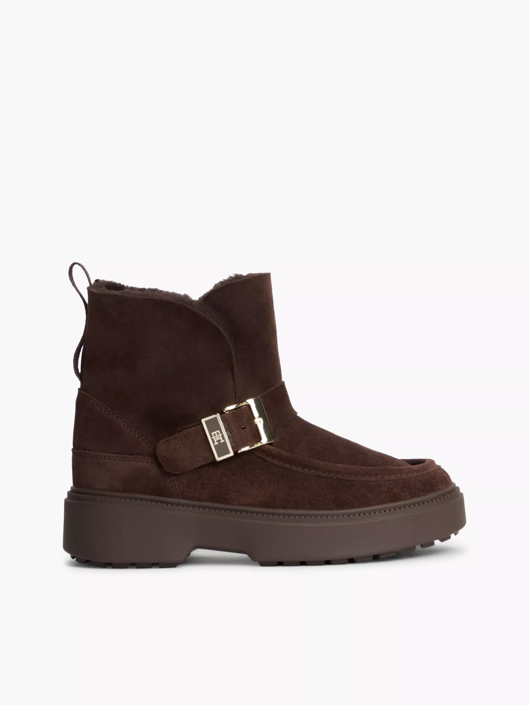 Shearling & Suede Snow Boot by TOMMY HILFIGER