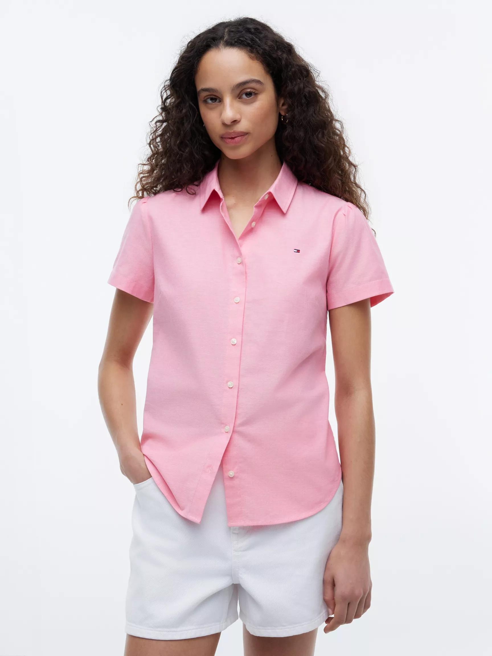 Short-Sleeve Oxford Shirt by TOMMY HILFIGER