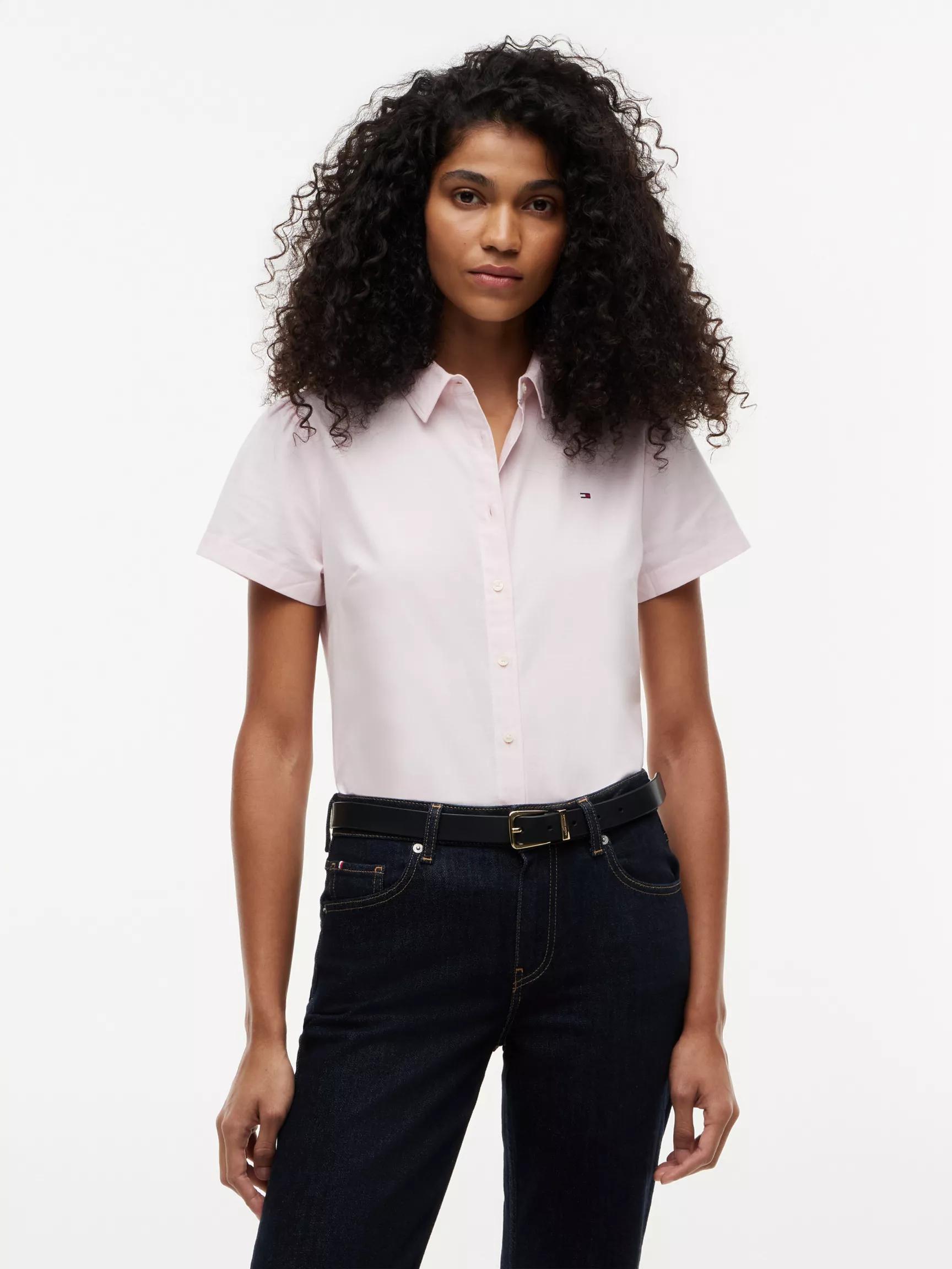 Short-Sleeve Oxford Shirt by TOMMY HILFIGER