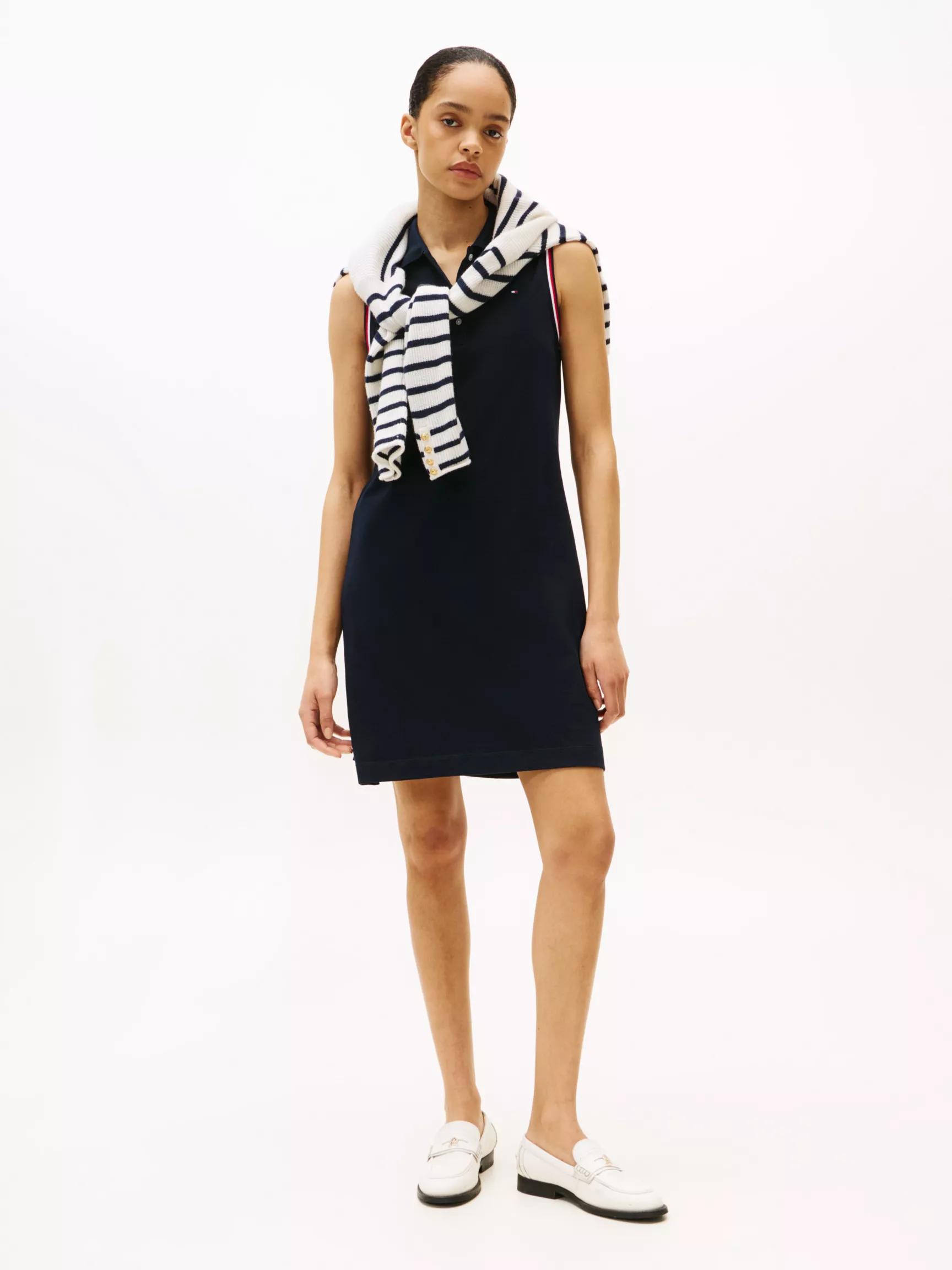 Sleeveless Stretch Pique Polo Dress by TOMMY HILFIGER