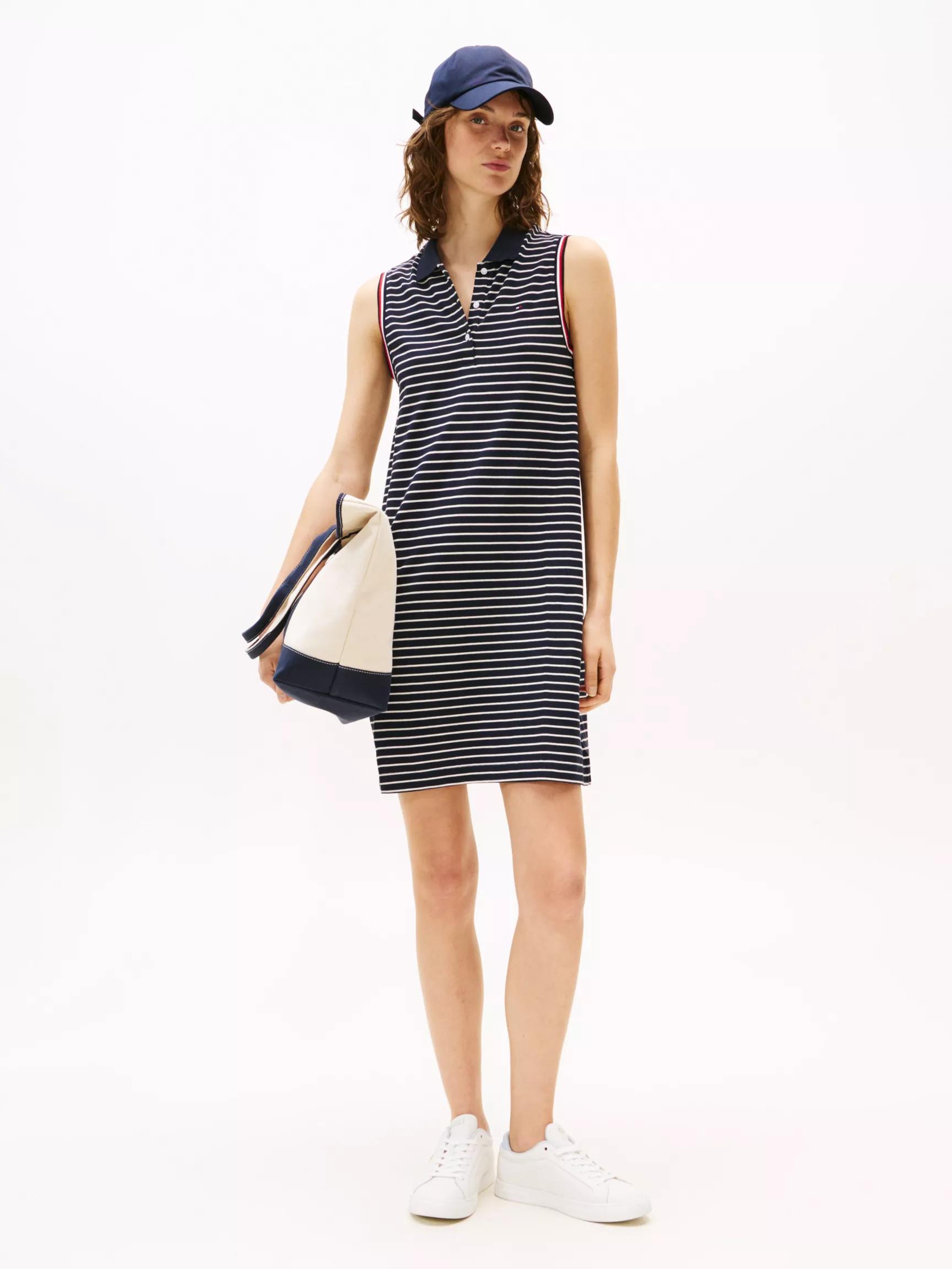 Sleeveless Striped Polo Dress by TOMMY HILFIGER