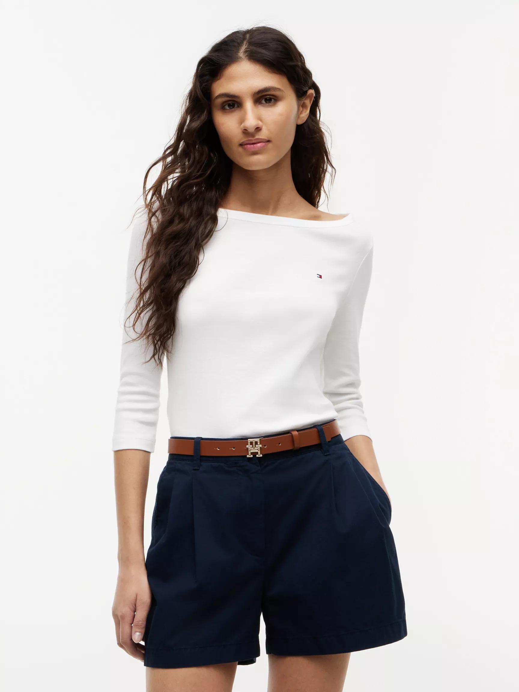 Slim Fit Boatneck T-Shirt by TOMMY HILFIGER