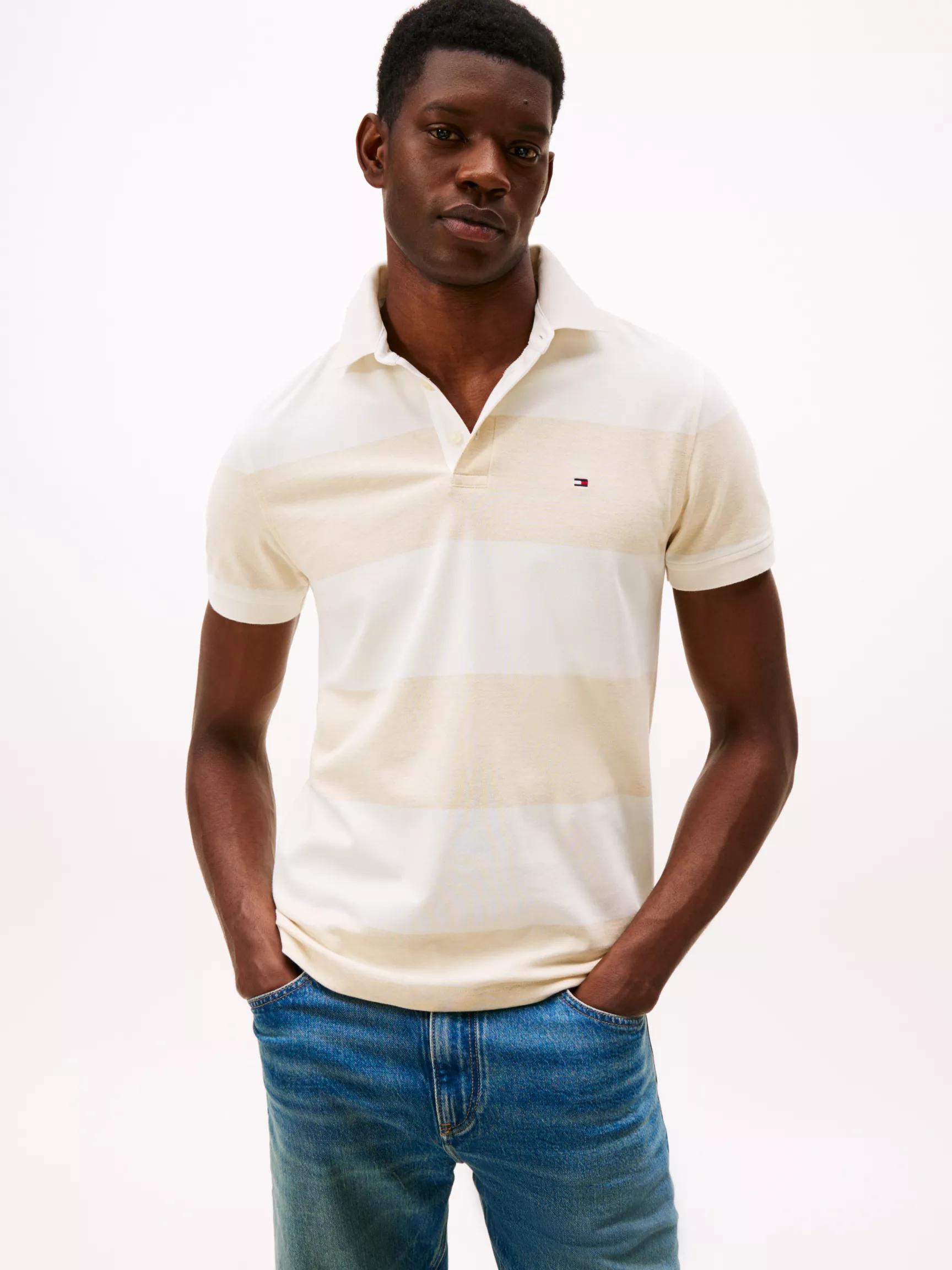 Slim Fit Rugby Stripe Polo by TOMMY HILFIGER