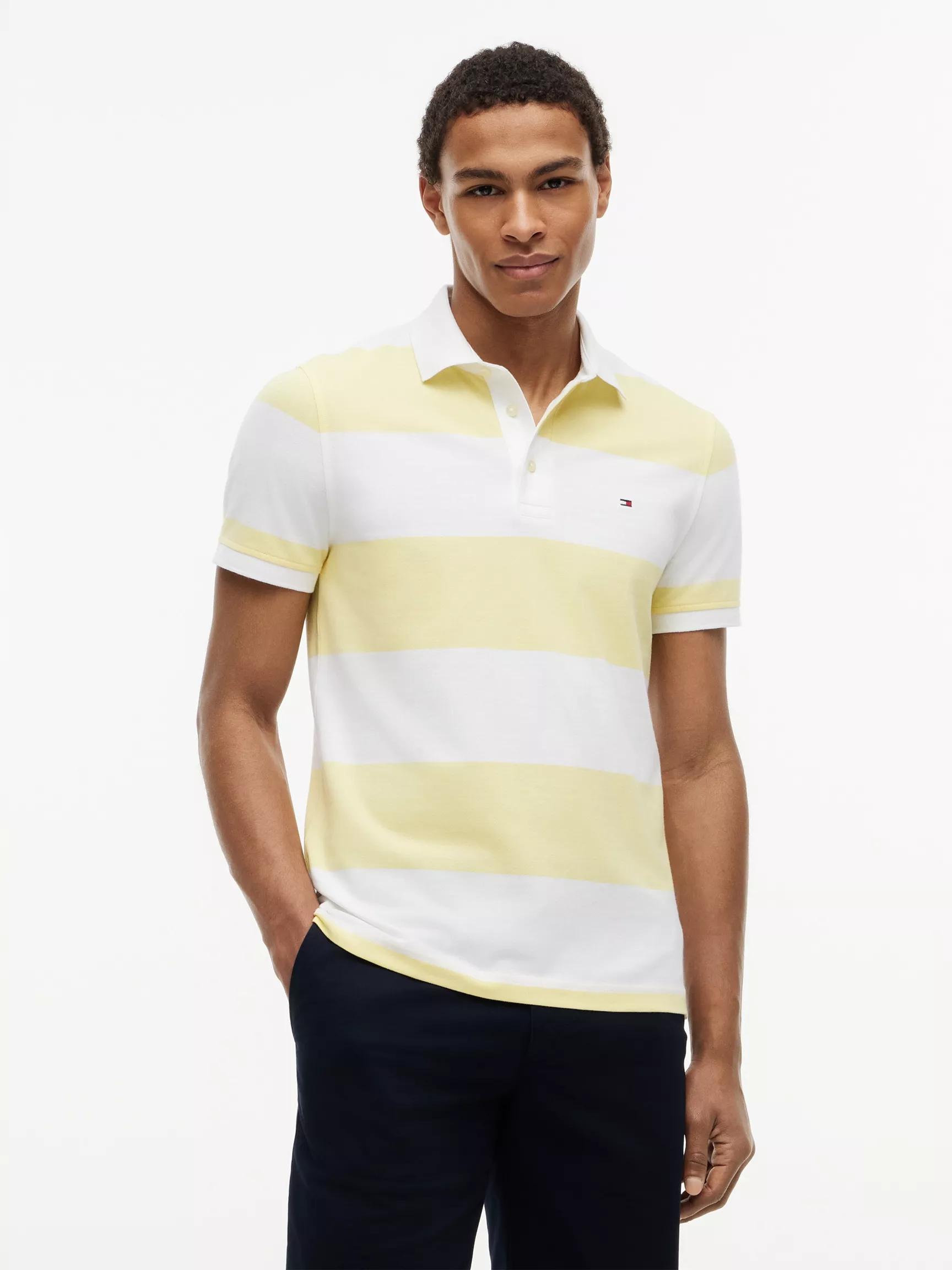Slim Fit Rugby Stripe Polo by TOMMY HILFIGER