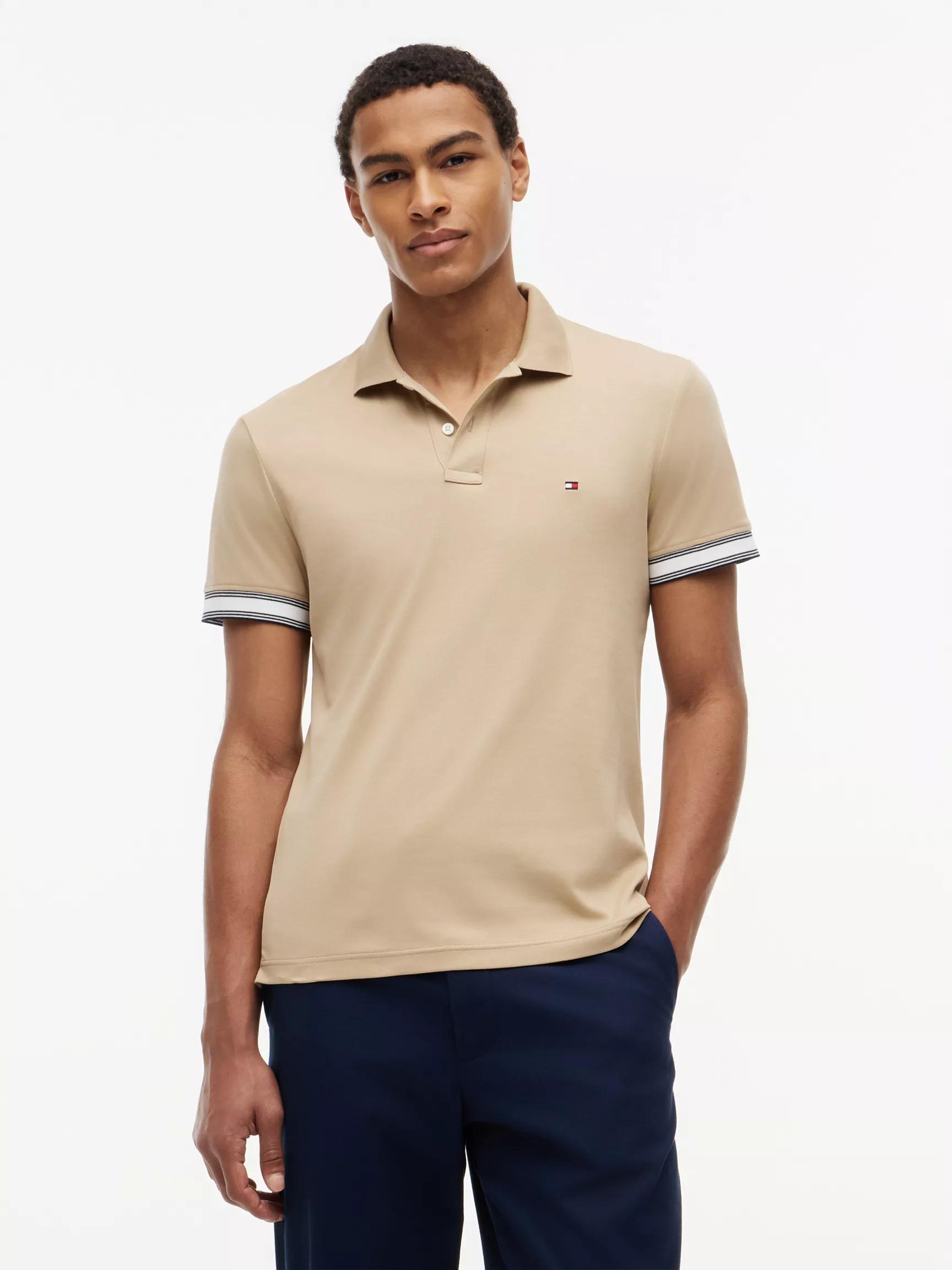 Slim Fit Smooth Cotton Polo by TOMMY HILFIGER