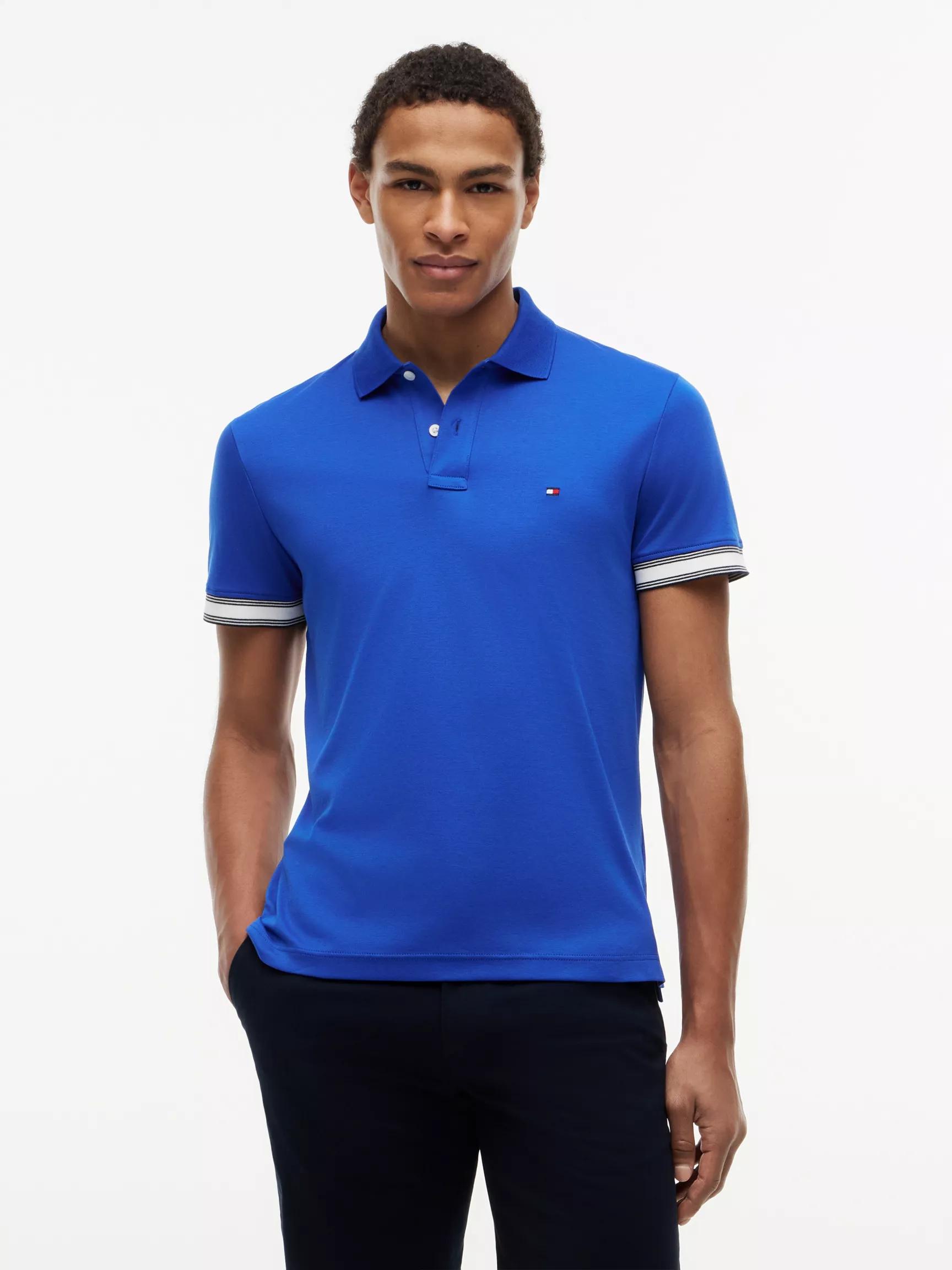 Slim Fit Smooth Cotton Polo by TOMMY HILFIGER