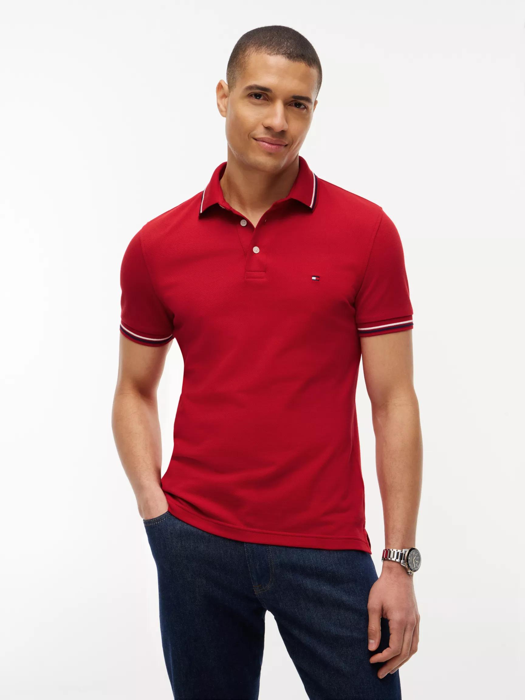 Slim Fit Tipped Polo by TOMMY HILFIGER