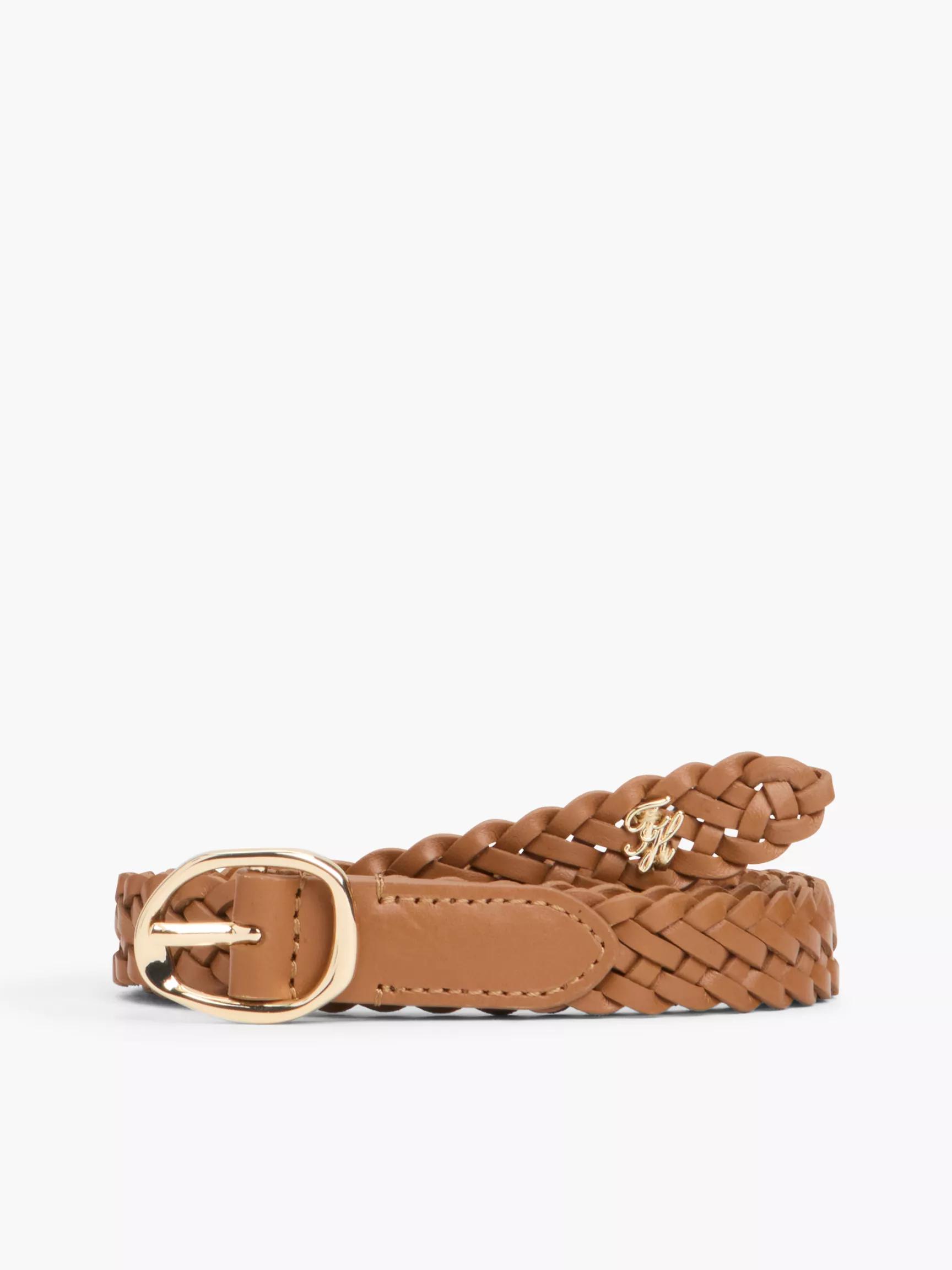 Slim Woven Leather Belt by TOMMY HILFIGER