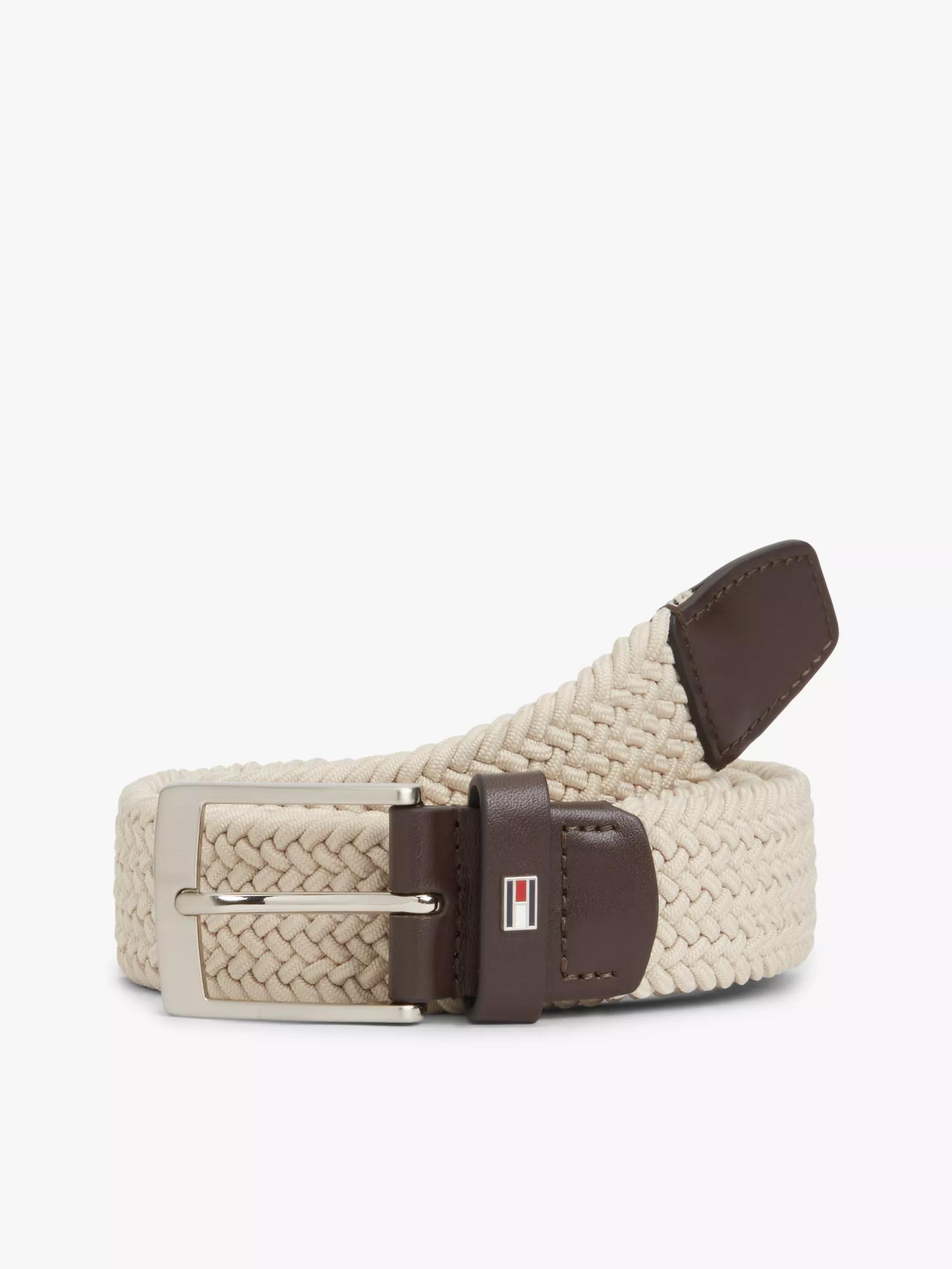 Square Buckle Woven Elastic Belt by TOMMY HILFIGER