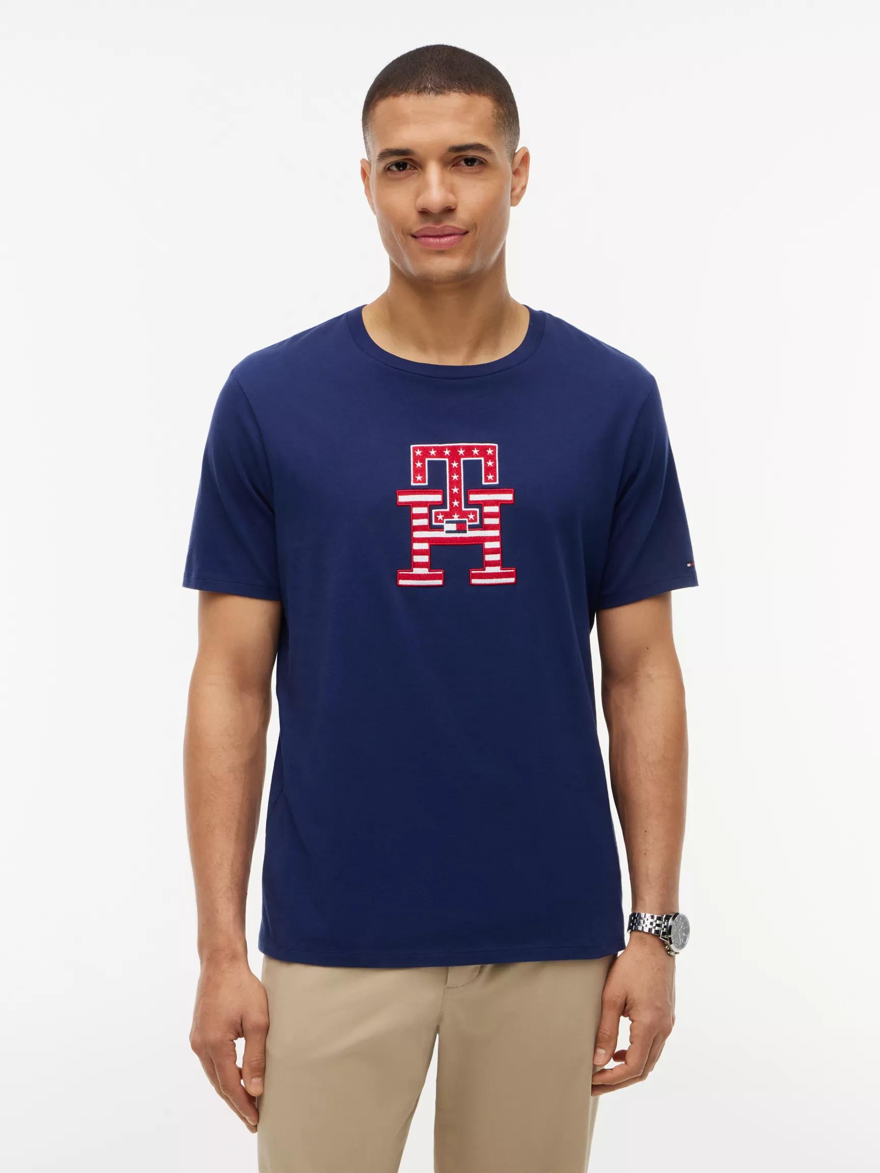 Stars and Stripes Monogram T-Shirt by TOMMY HILFIGER