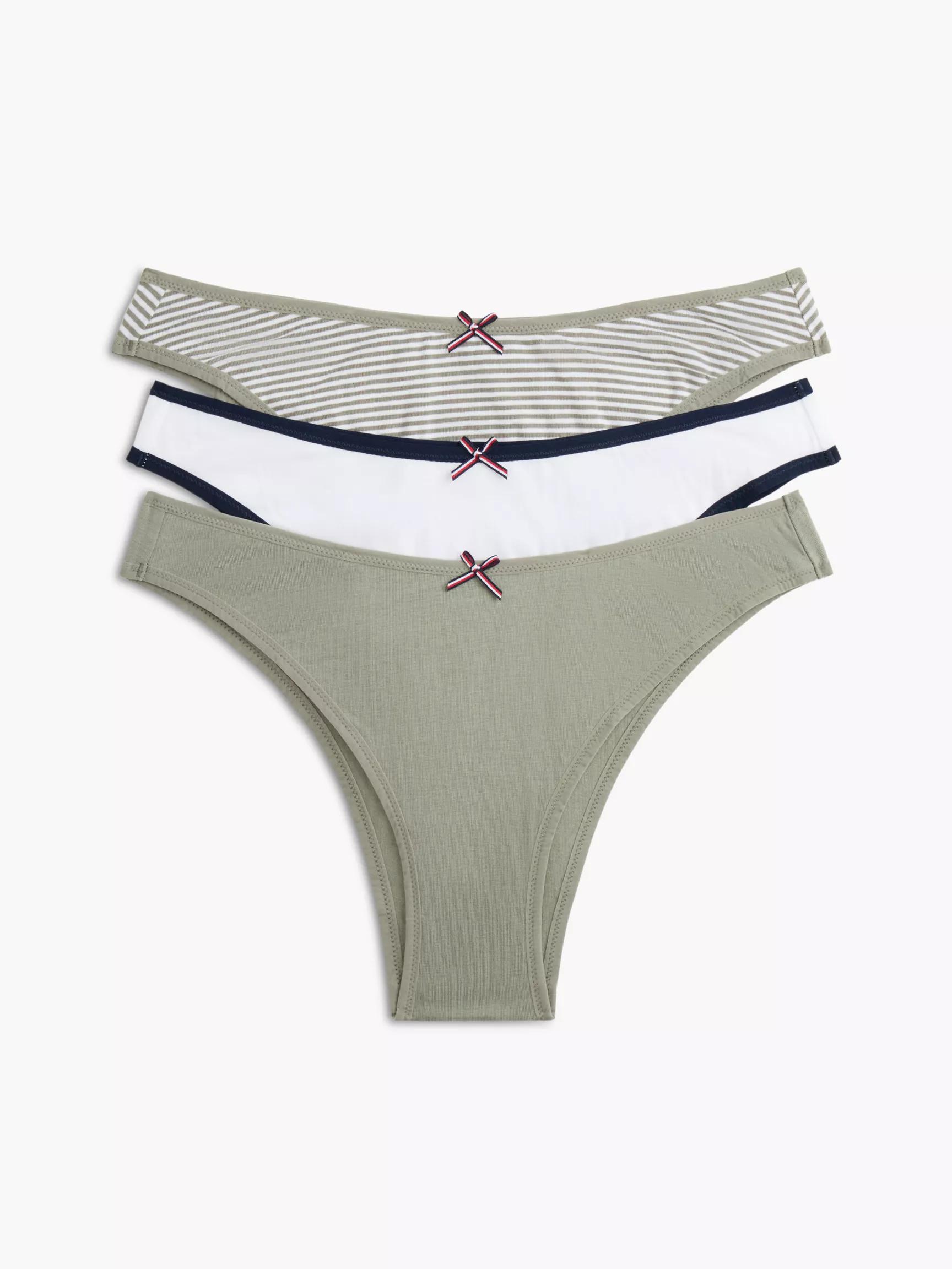 Stretch-Cotton Brazilian Panty 3-Pack by TOMMY HILFIGER