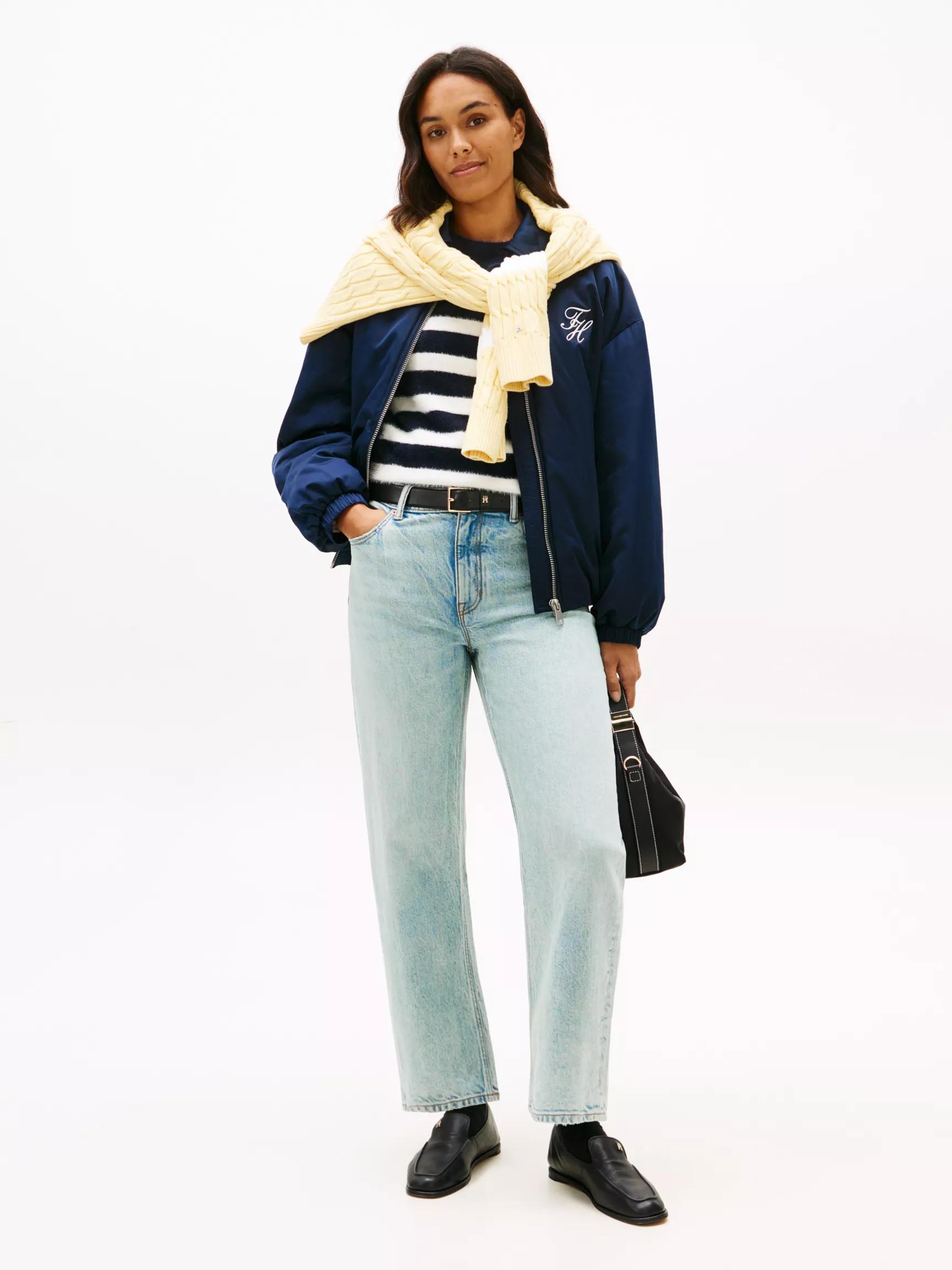 Stretch High-Rise Barrel Jean by TOMMY HILFIGER