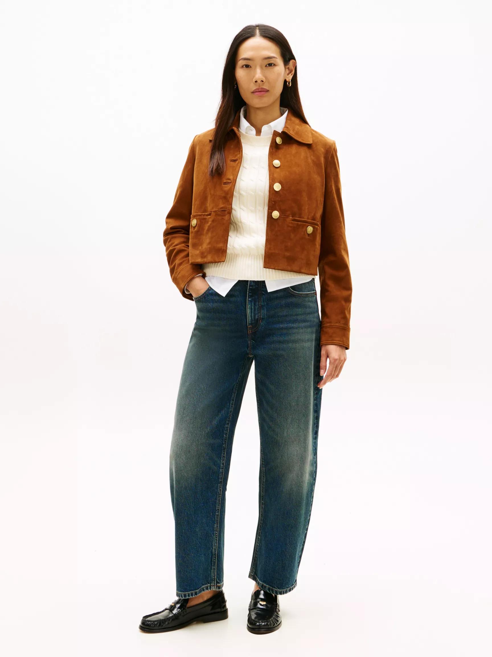 Stretch High-Rise Barrel Jean by TOMMY HILFIGER