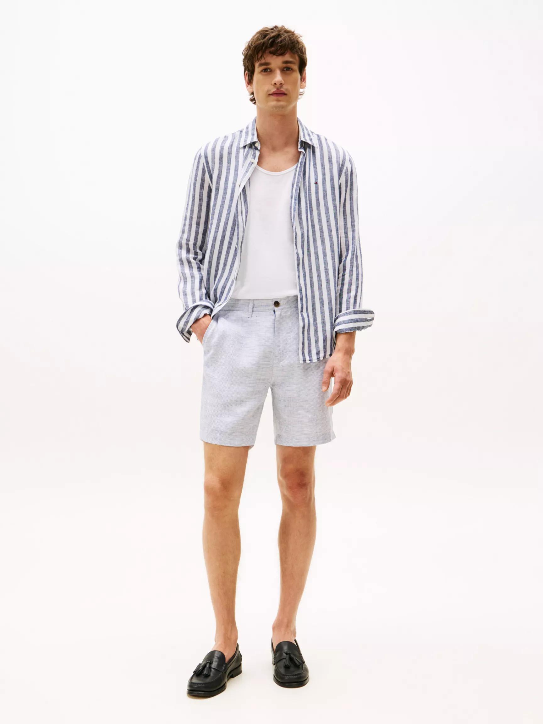 Stripe Linen 7" Short by TOMMY HILFIGER