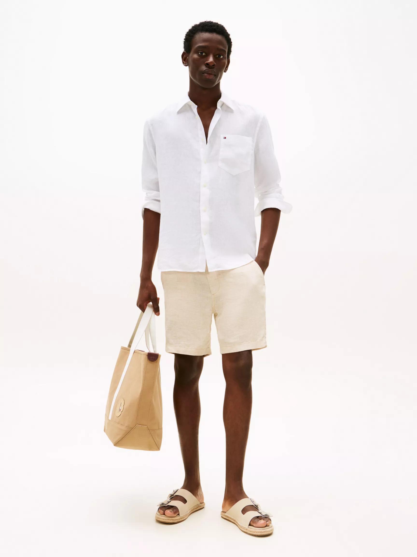Stripe Linen 7" Short by TOMMY HILFIGER