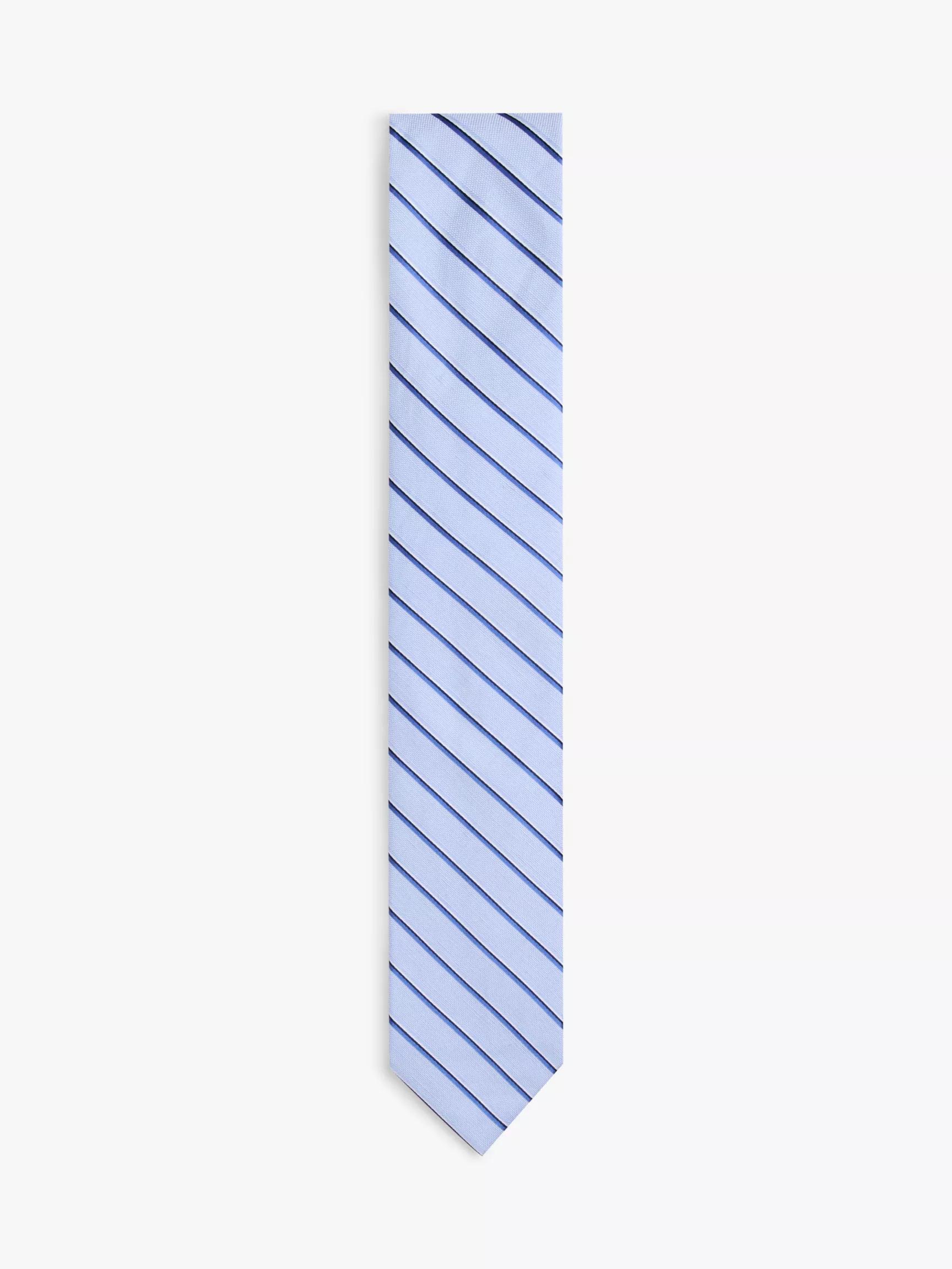 Stripe Linen-Silk Blend Tie by TOMMY HILFIGER