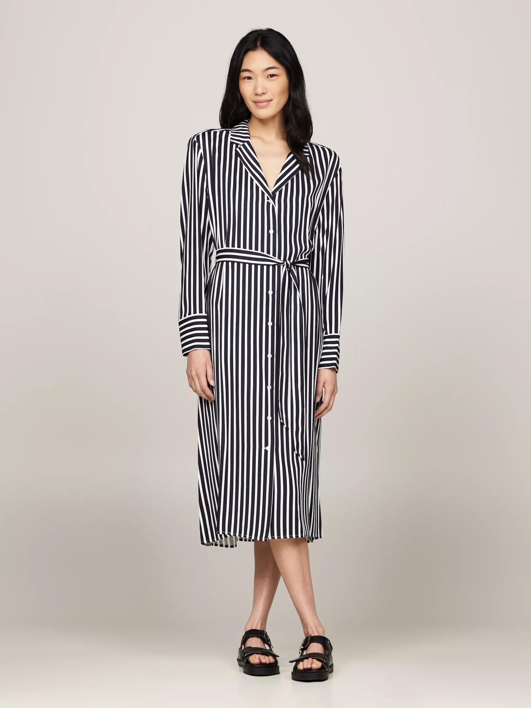 Stripe Midi Shirtdress by TOMMY HILFIGER
