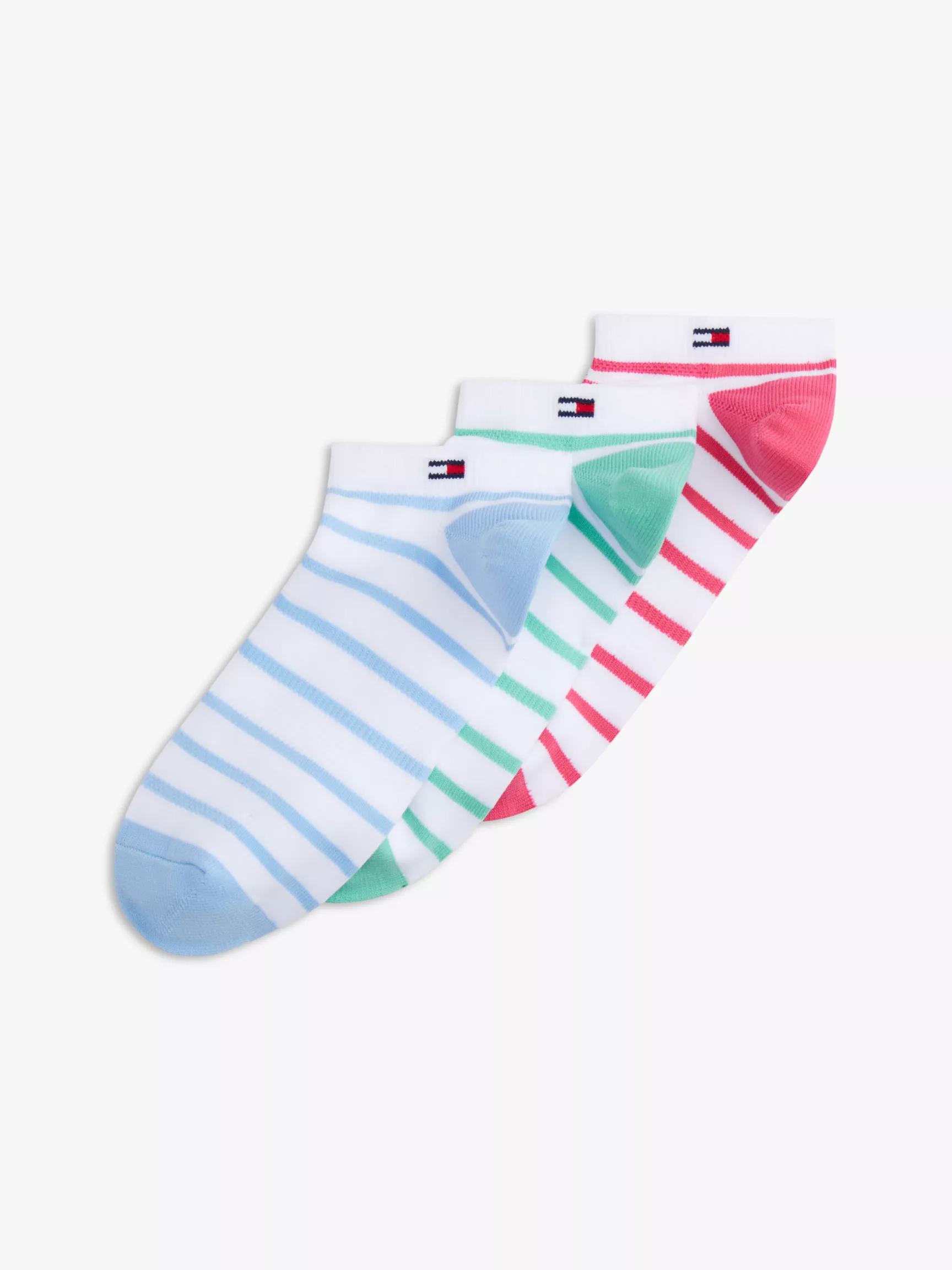 Stripe Sport Ankle Sock 3-Pack by TOMMY HILFIGER