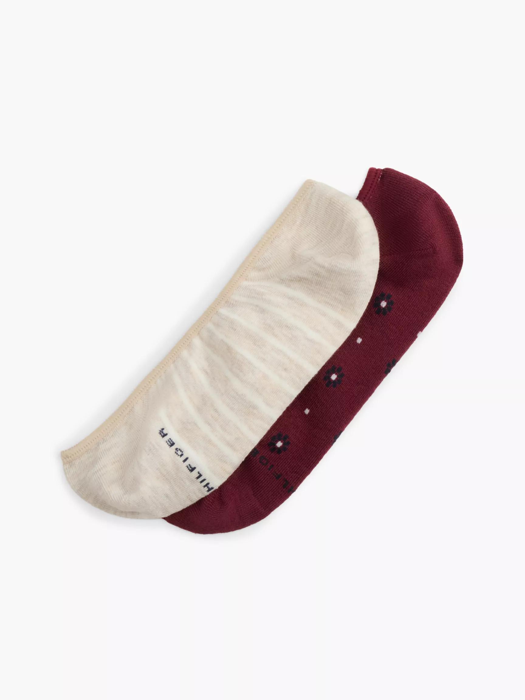 Stripe & Dot No-Show Sock 2-Pack by TOMMY HILFIGER