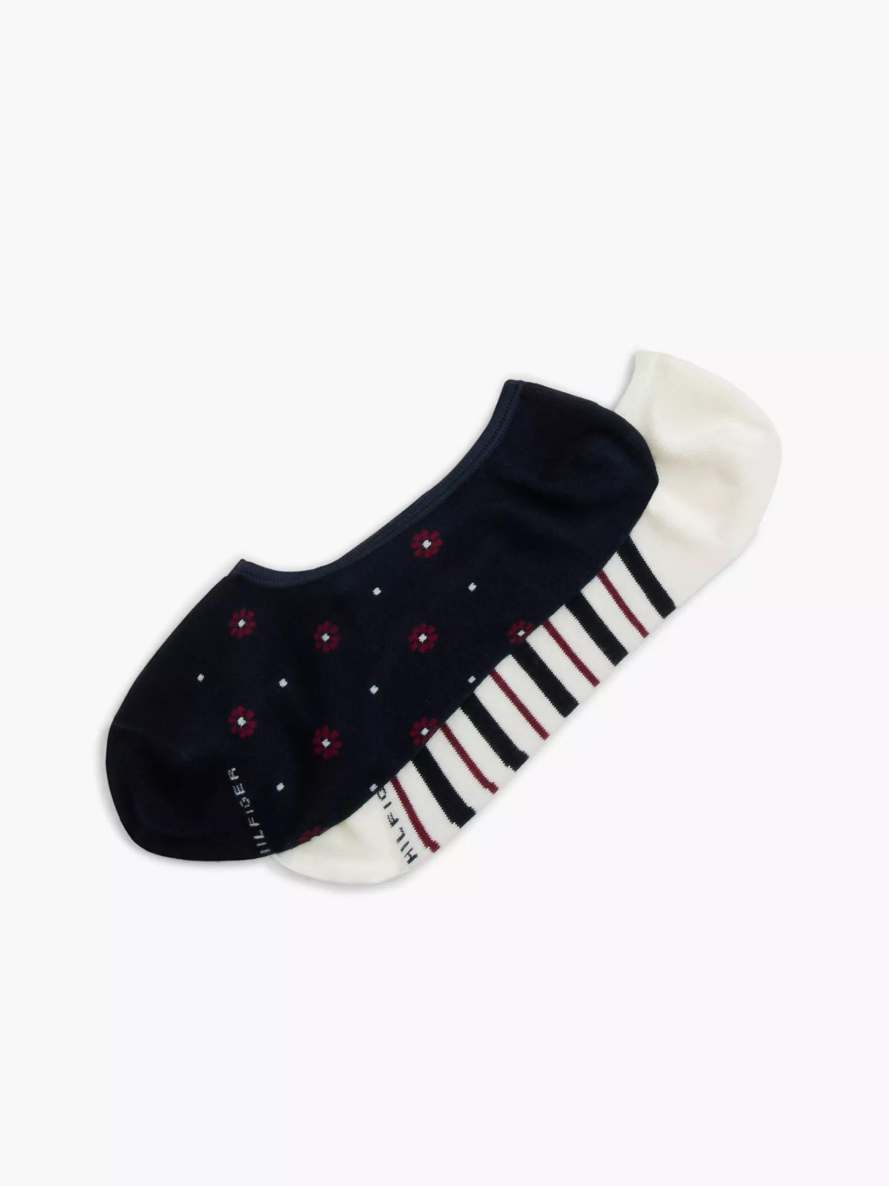 Stripe & Dot No-Show Sport Sock 2-Pack by TOMMY HILFIGER