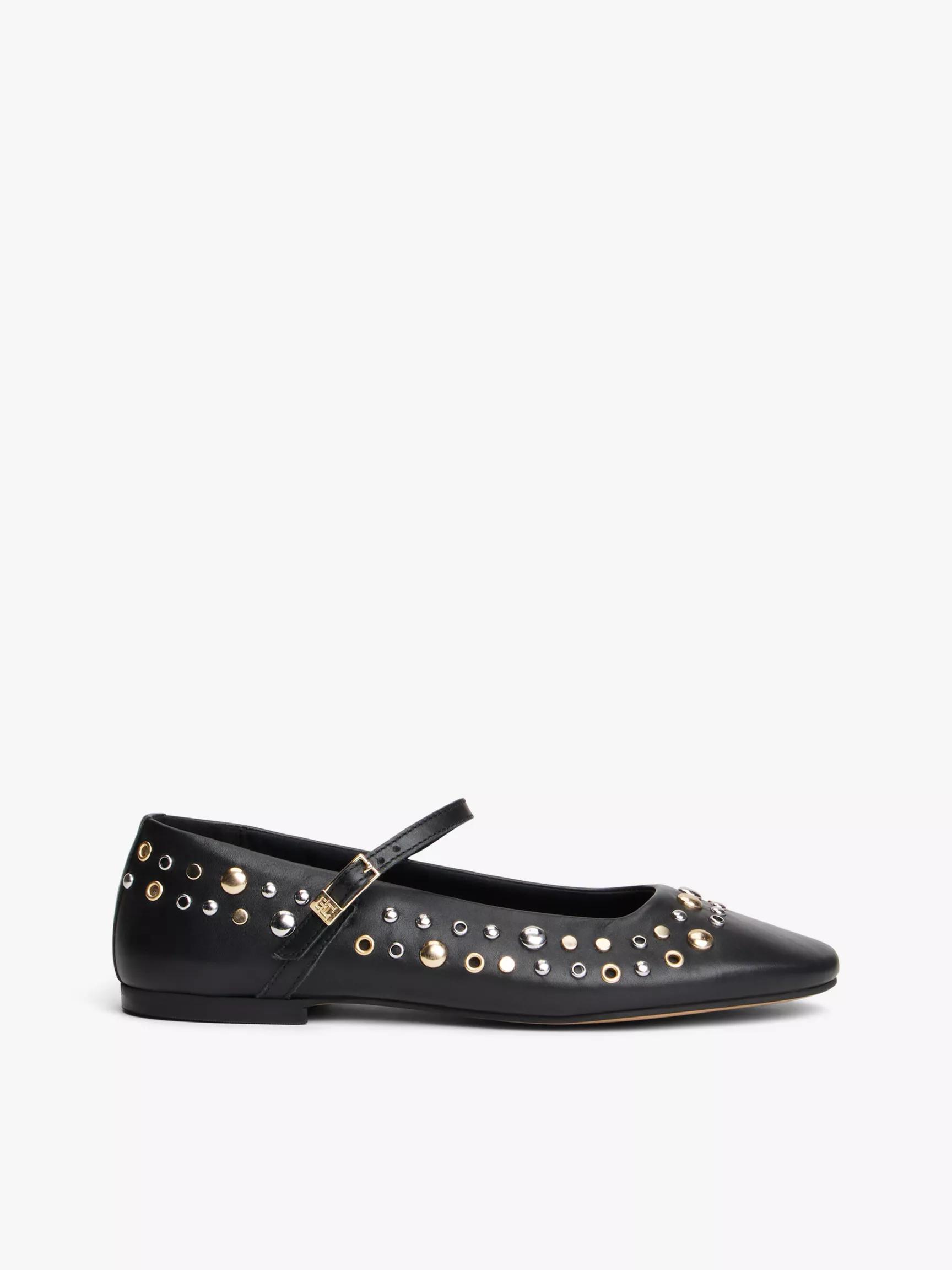 Studded Leather Mary Jane Flat by TOMMY HILFIGER