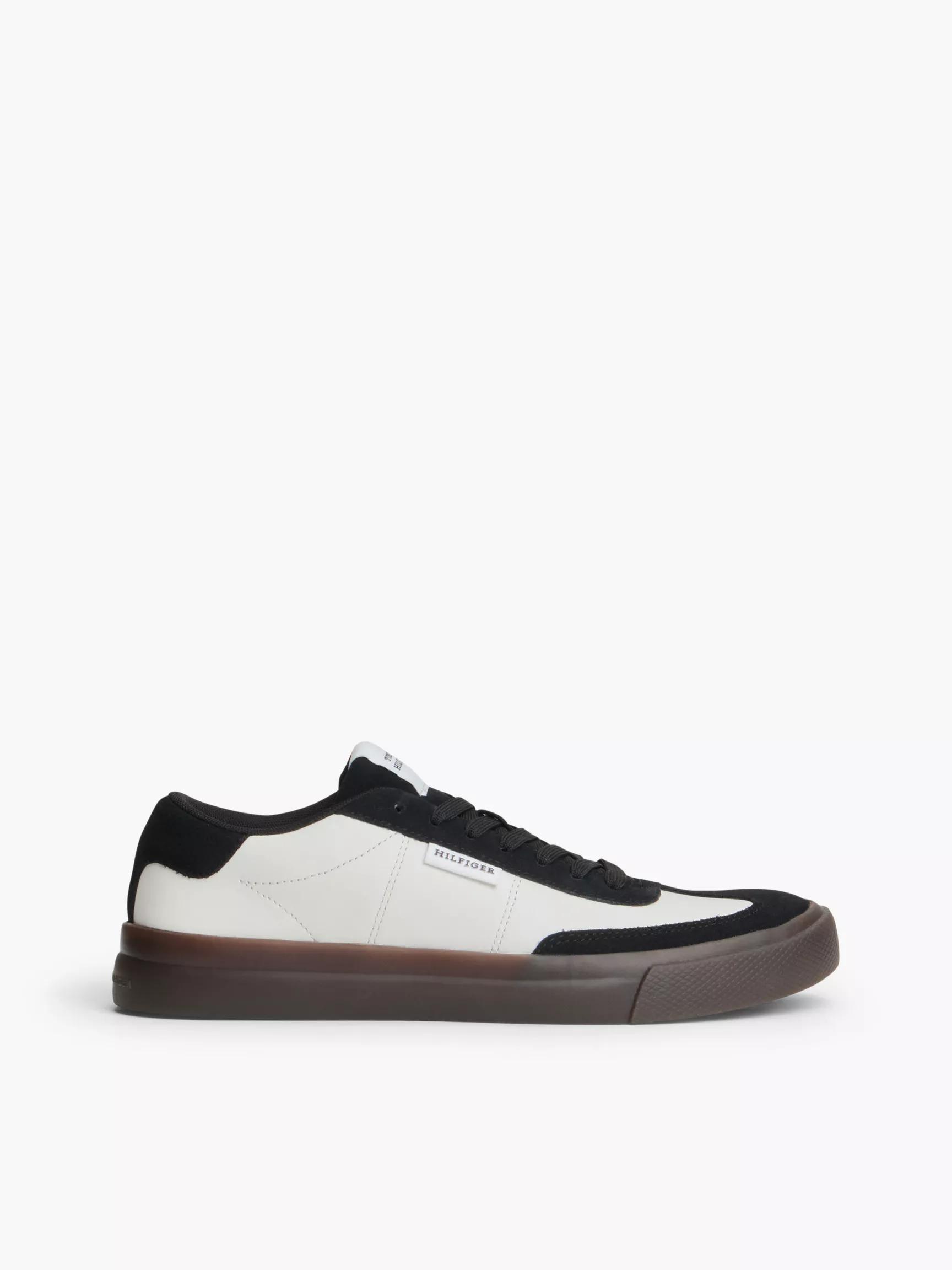 Suede & Leather Vulcanized Sneaker by TOMMY HILFIGER