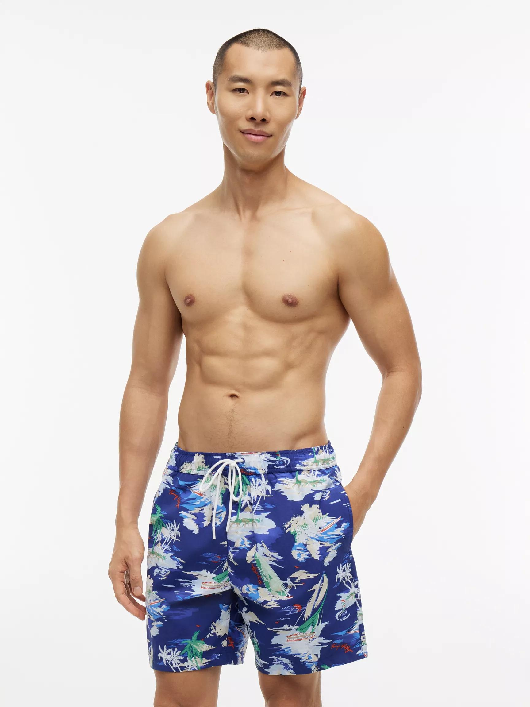 Surf Print 7" Swim Trunk by TOMMY HILFIGER
