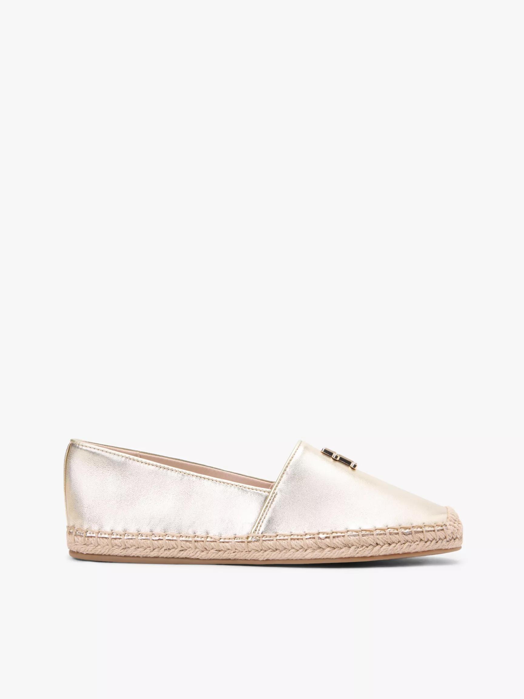 TH Monogram Metallic Leather Espadrille by TOMMY HILFIGER