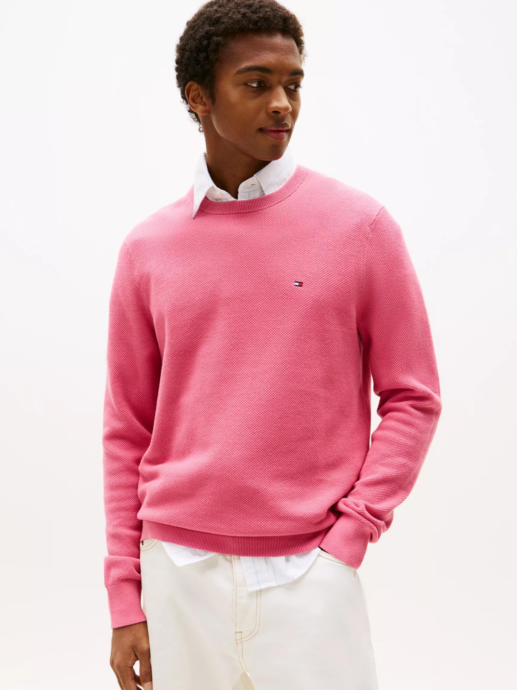 Textured Knit Crewneck Sweater by TOMMY HILFIGER