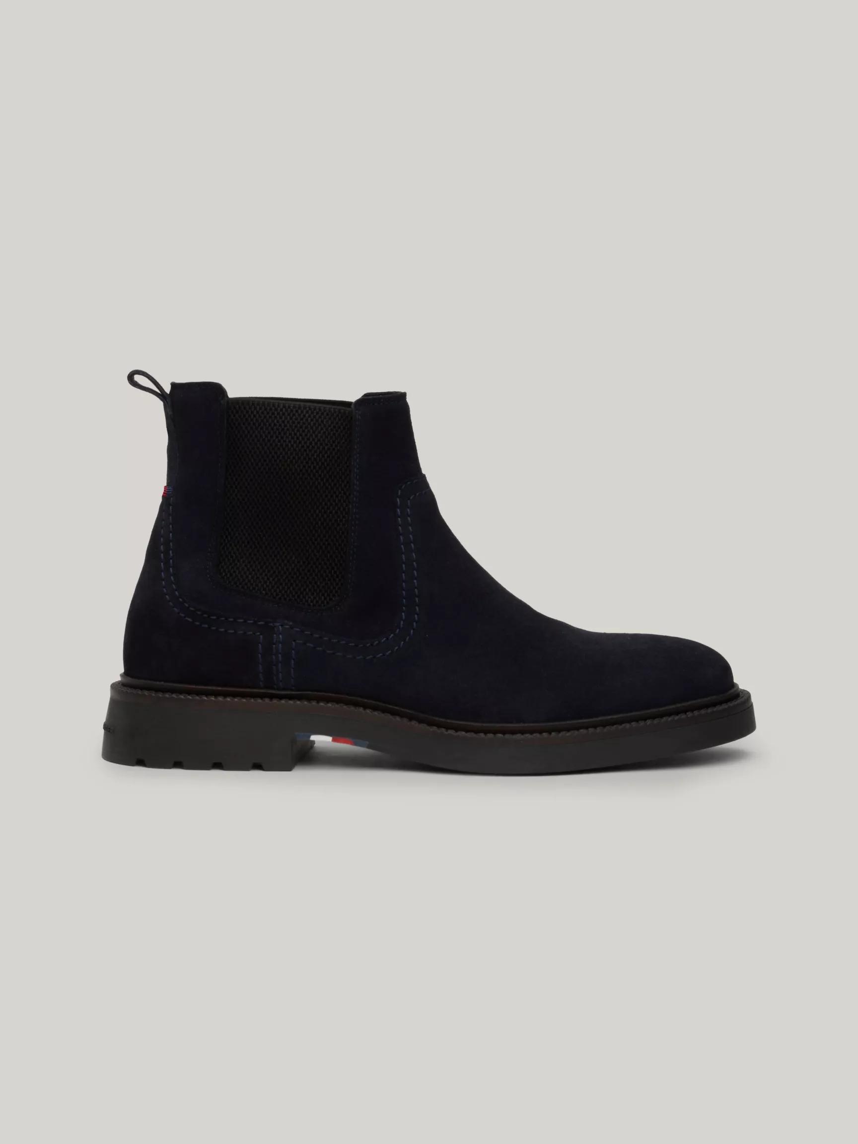 Tommy Flag Suede Chelsea Boot by TOMMY HILFIGER