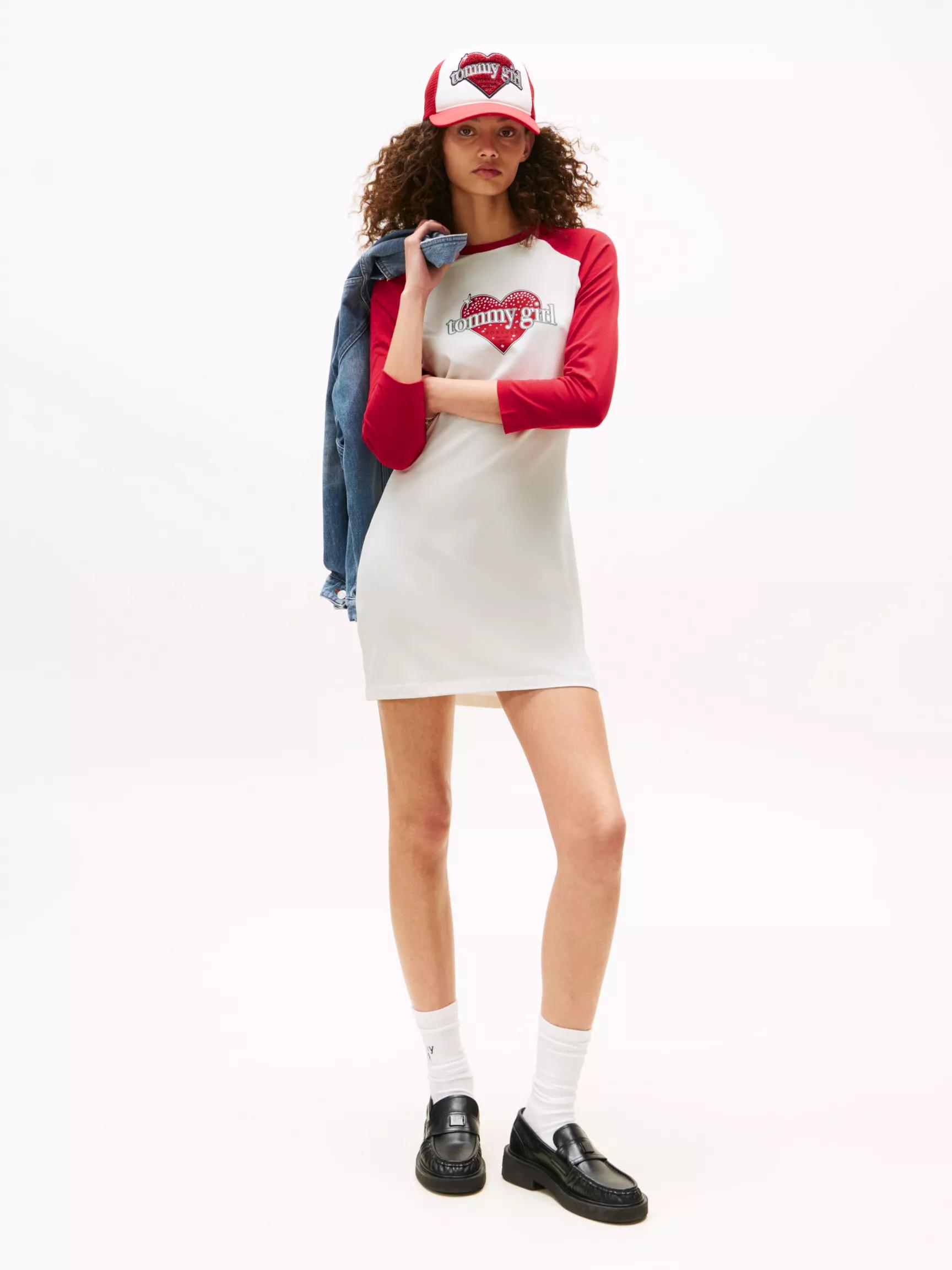 Tommy Girl Heart Logo T-Shirt Dress by TOMMY HILFIGER Tommy Girl Heart Logo T-Shirt Dress by TOMMY HILFIGER