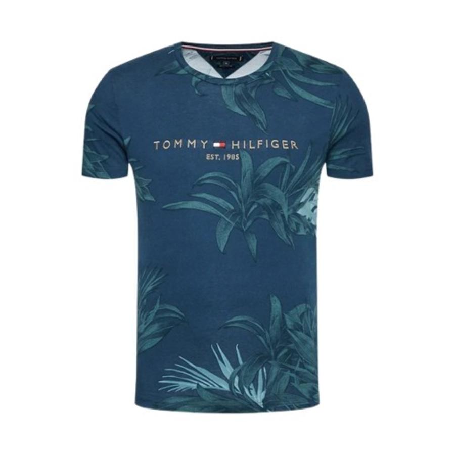 Tommy Hilfiger Palm Floral Tommy Logo T-Shirt by TOMMY HILFIGER