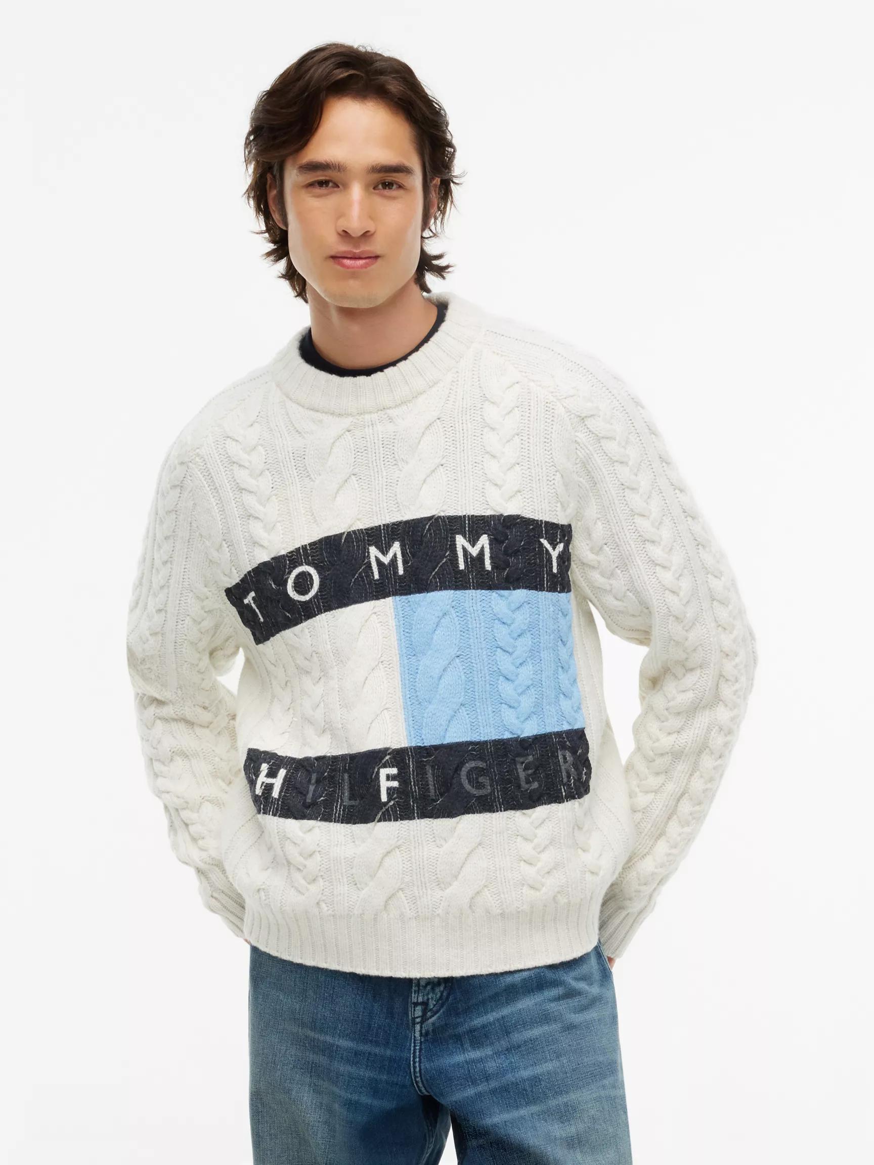 Tommy Hilfiger x FRGMT Flag Cable Knit Sweater by TOMMY HILFIGER