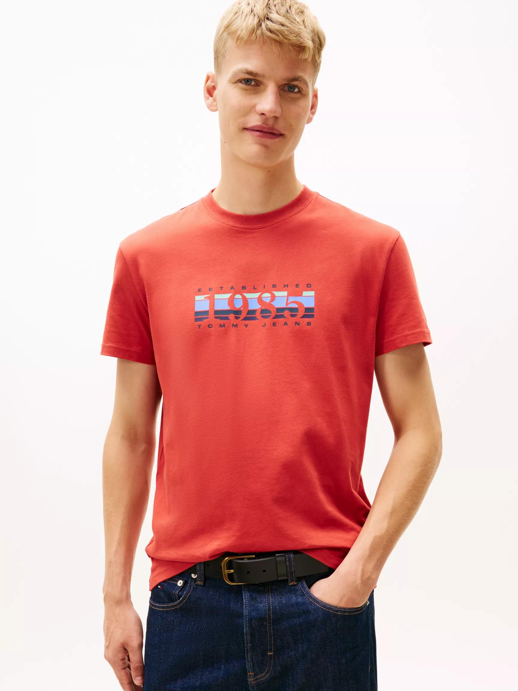 Tommy Jeans 1985 Stripe Graphic T-Shirt by TOMMY HILFIGER