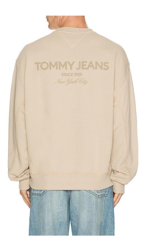 Tommy Jeans 90s New Classics Sweatshirt in Beige by TOMMY HILFIGER
