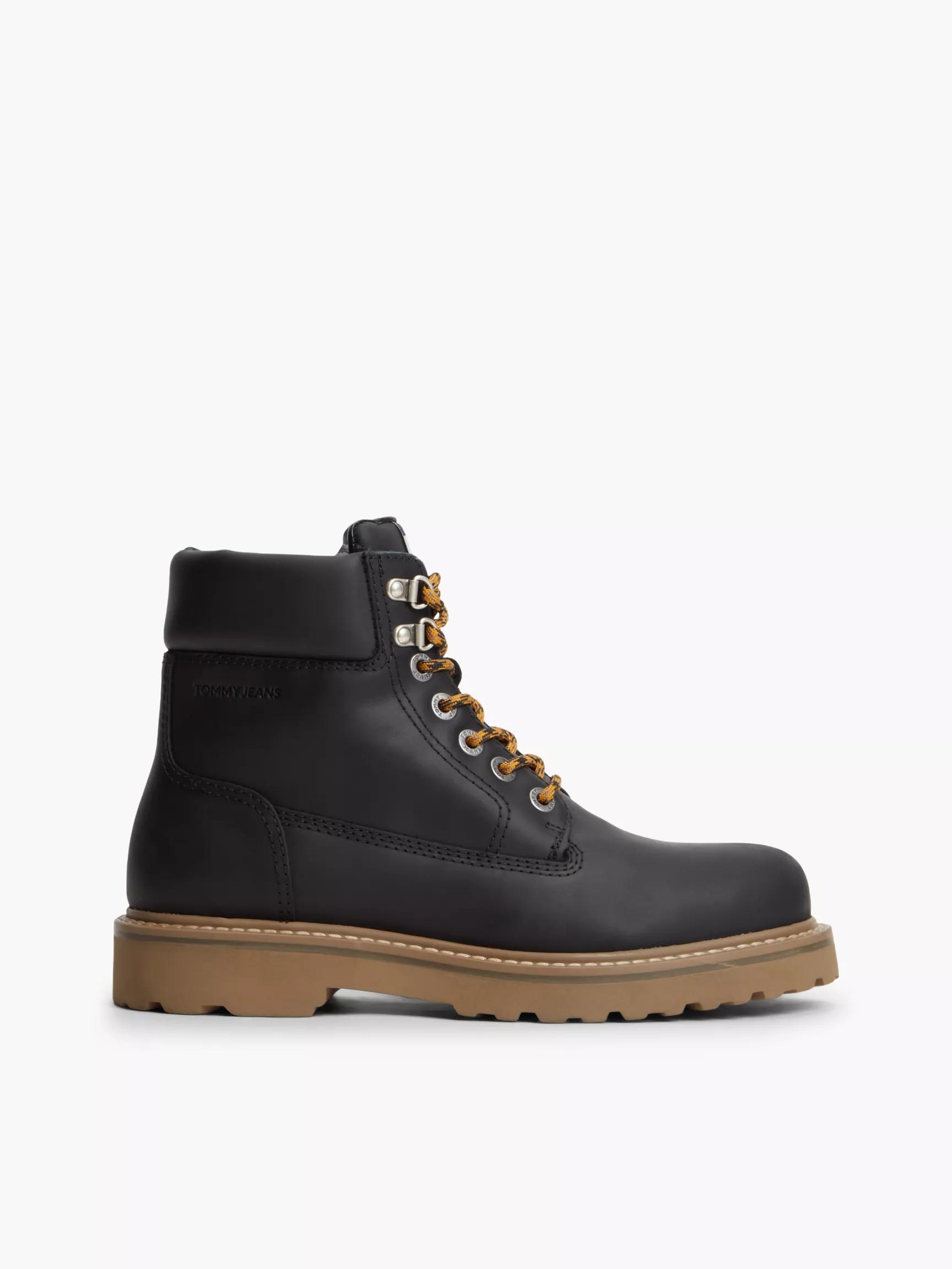 Tommy Jeans Archive Leather Outdoor Boot by TOMMY HILFIGER