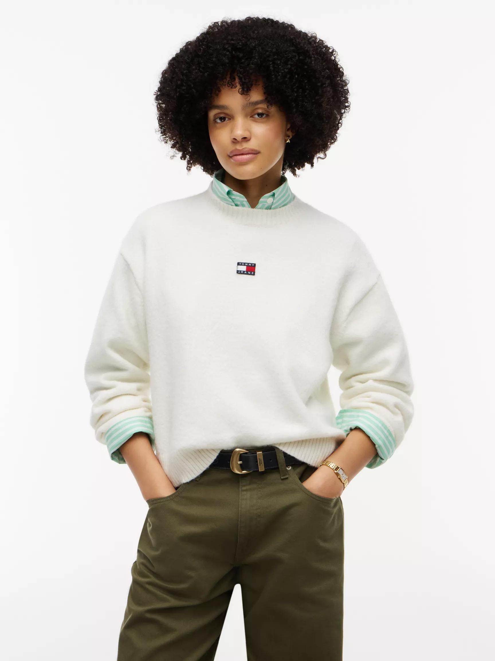 Tommy Jeans Badge Crewneck Sweater by TOMMY HILFIGER