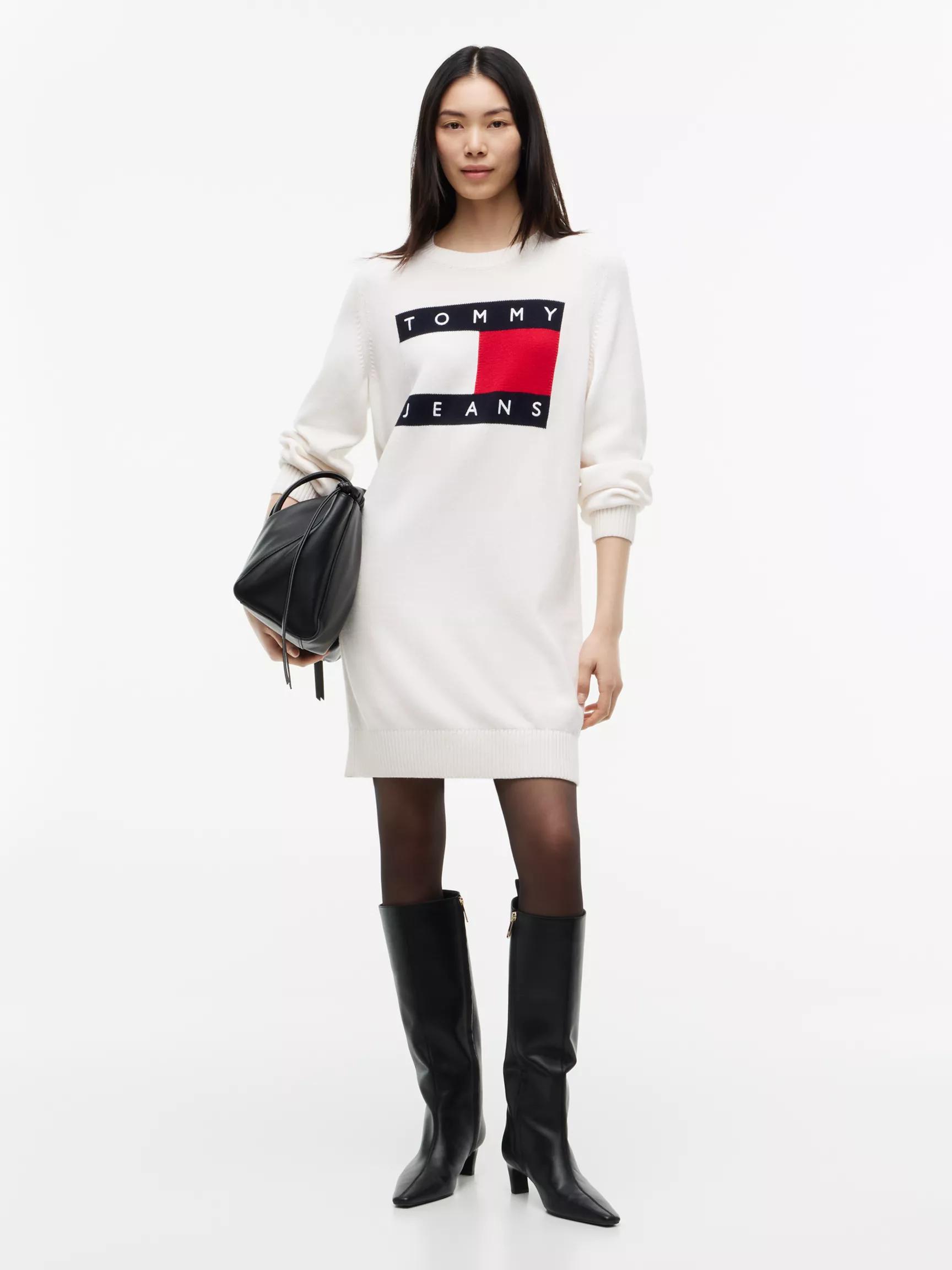 Tommy Jeans Badge Mini Sweater Dress by TOMMY HILFIGER
