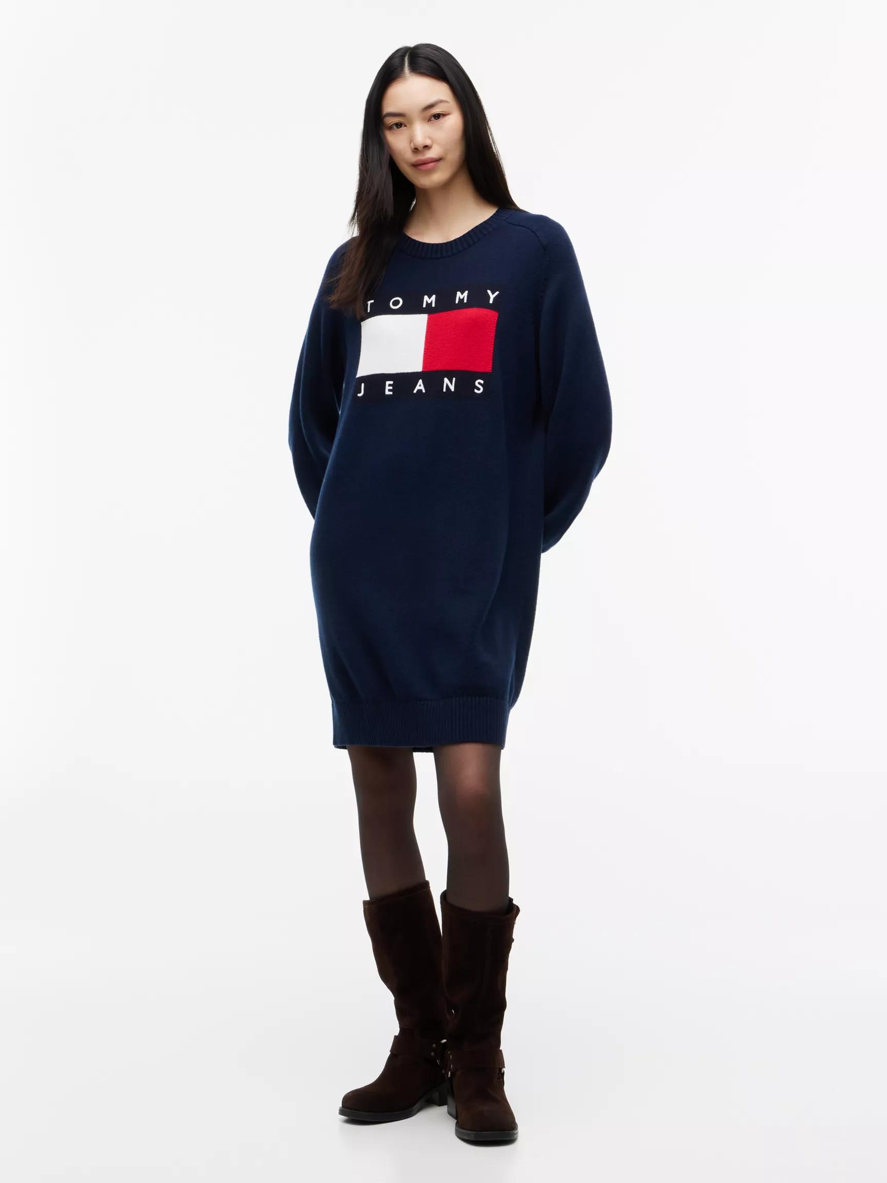 Tommy Jeans Badge Mini Sweater Dress by TOMMY HILFIGER