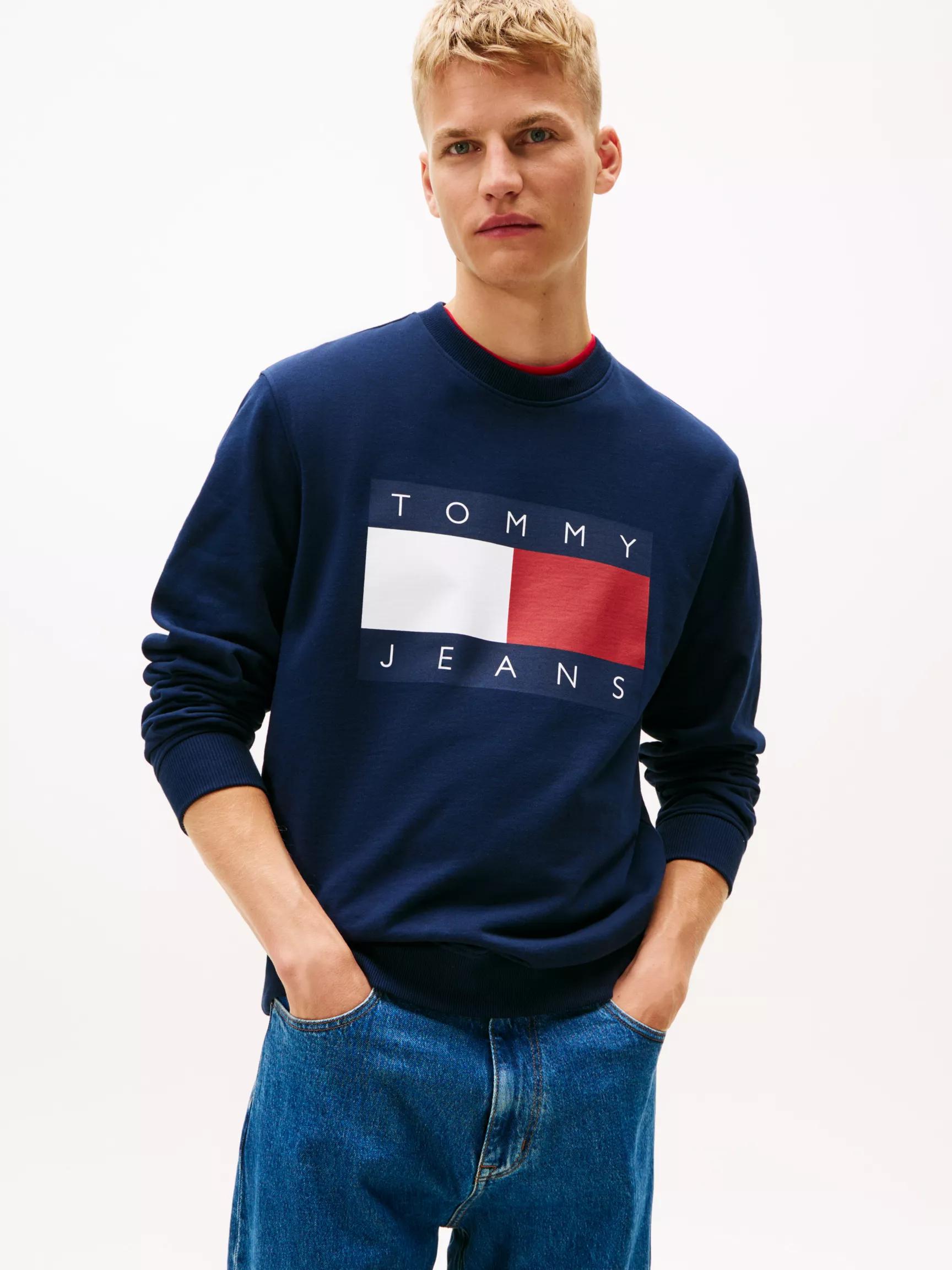 Tommy Jeans Big Flag Logo Sweatshirt by TOMMY HILFIGER