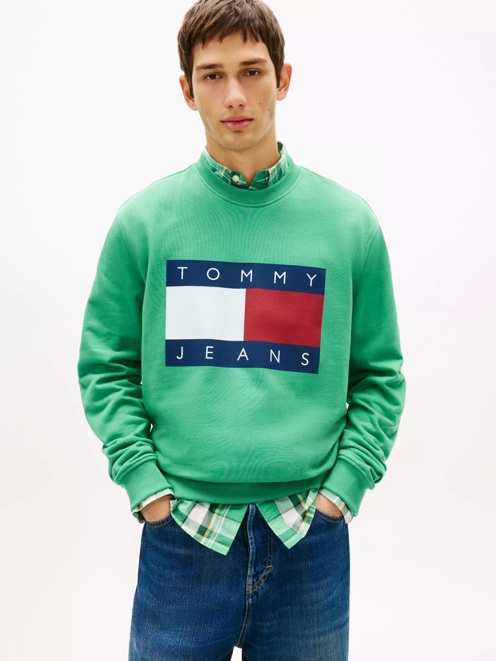 Tommy Jeans Big Flag Logo Sweatshirt by TOMMY HILFIGER