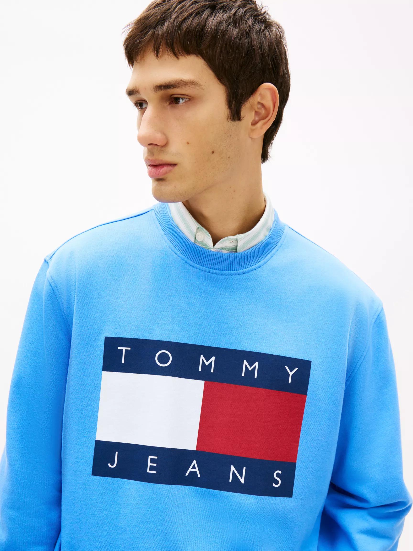 Tommy Jeans Big Flag Logo Sweatshirt by TOMMY HILFIGER