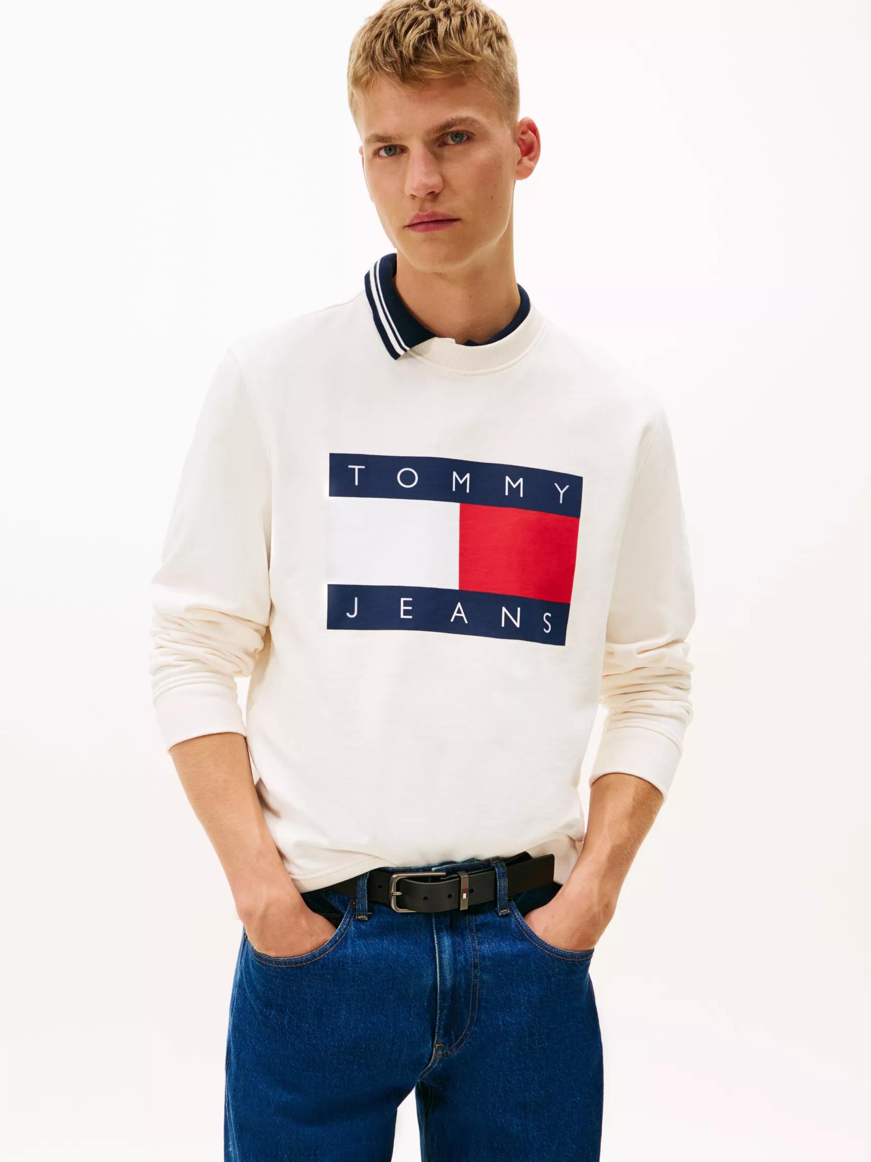 Tommy Jeans Big Flag Logo Sweatshirt by TOMMY HILFIGER