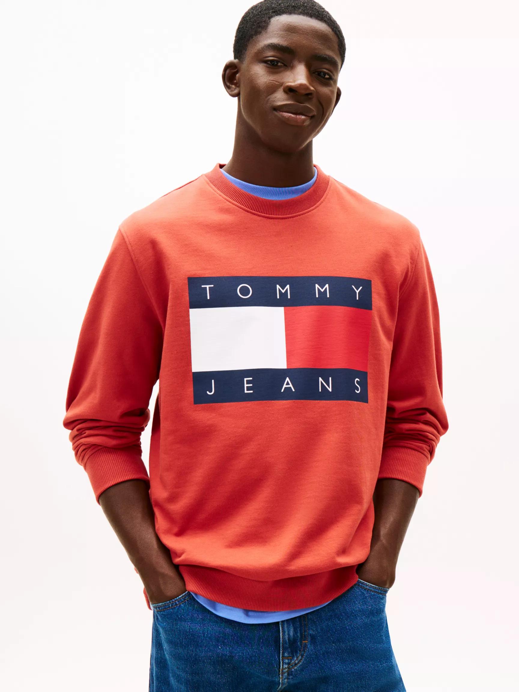 Tommy Jeans Big Flag Logo Sweatshirt by TOMMY HILFIGER